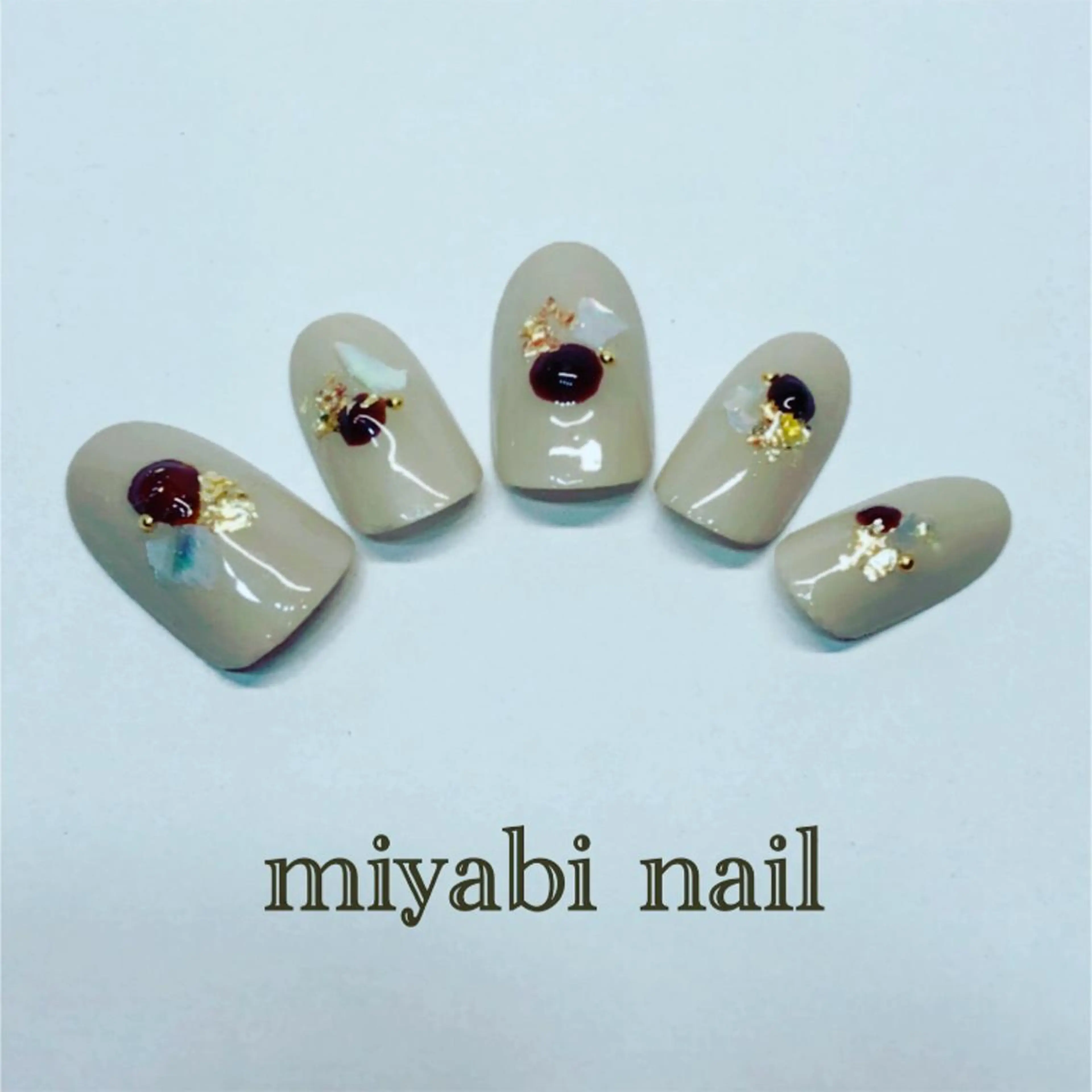 ネイル miyabi nail 桂川駅近くのネイルデザイン