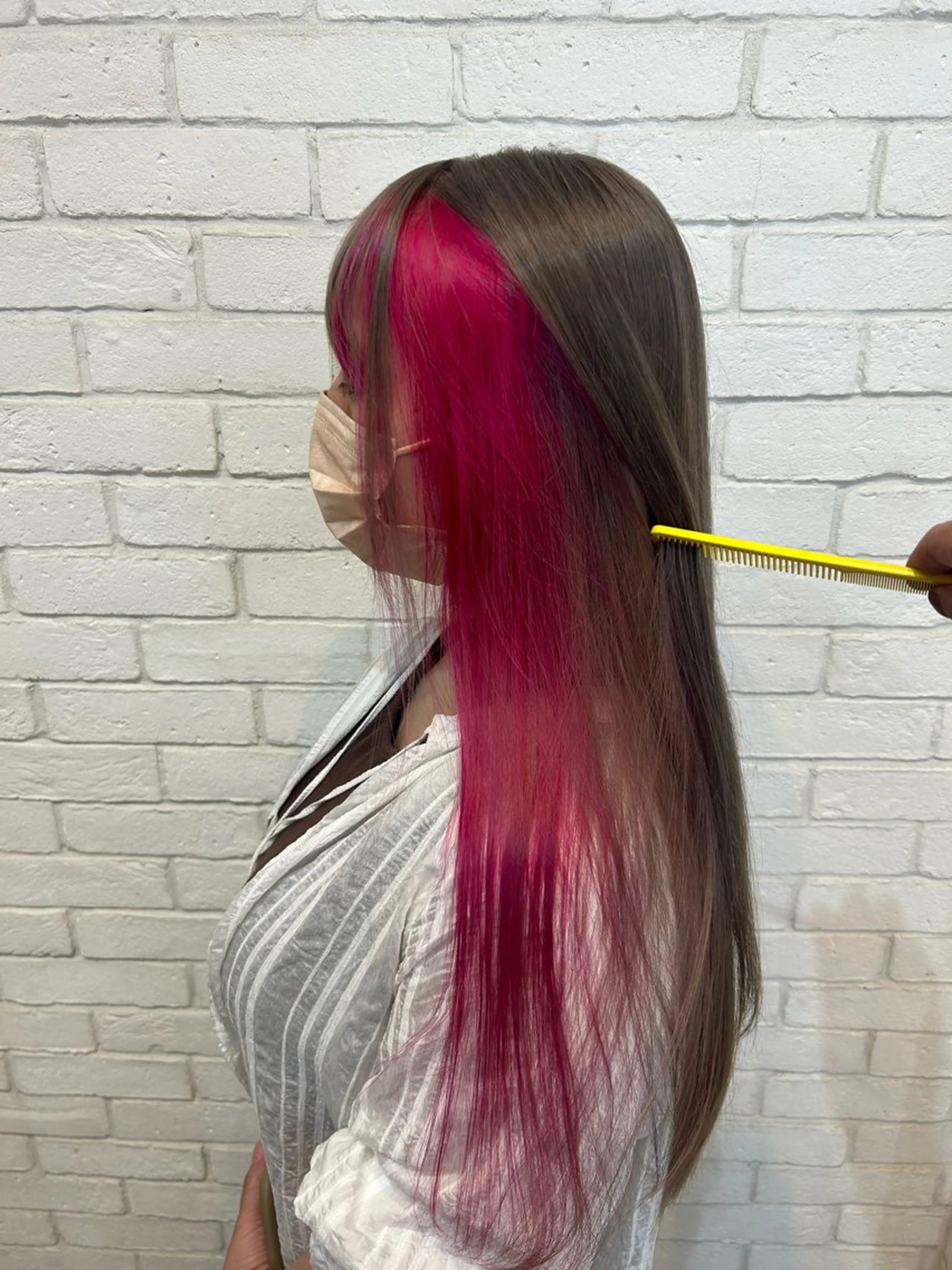 ロング ヘアカラー カラーアンドケアリタ kitamuuuのヘアスタイル