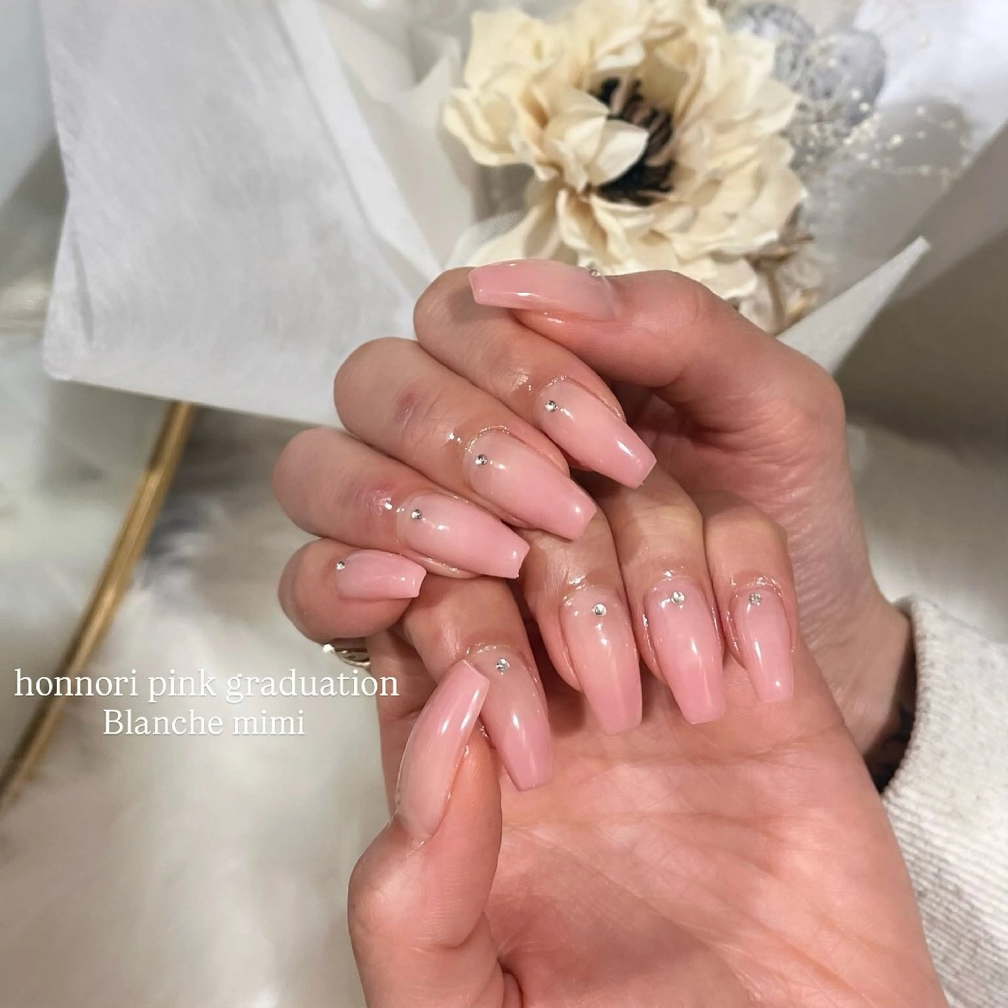 ネイル ハンドネイル Blanche mimi.u_aのネイルデザイン