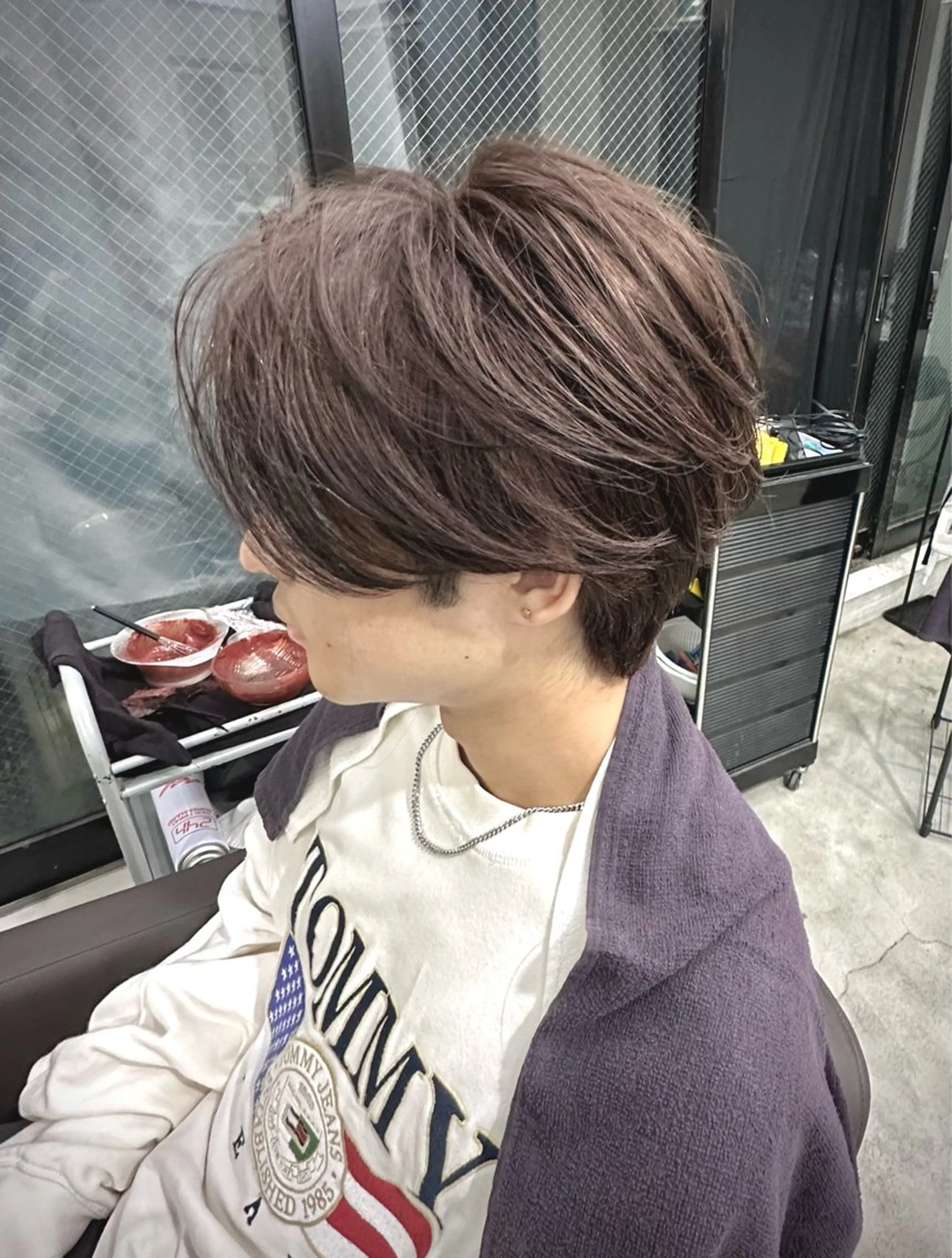 ミディアム メンズ 田中 悠葵のヘアスタイル