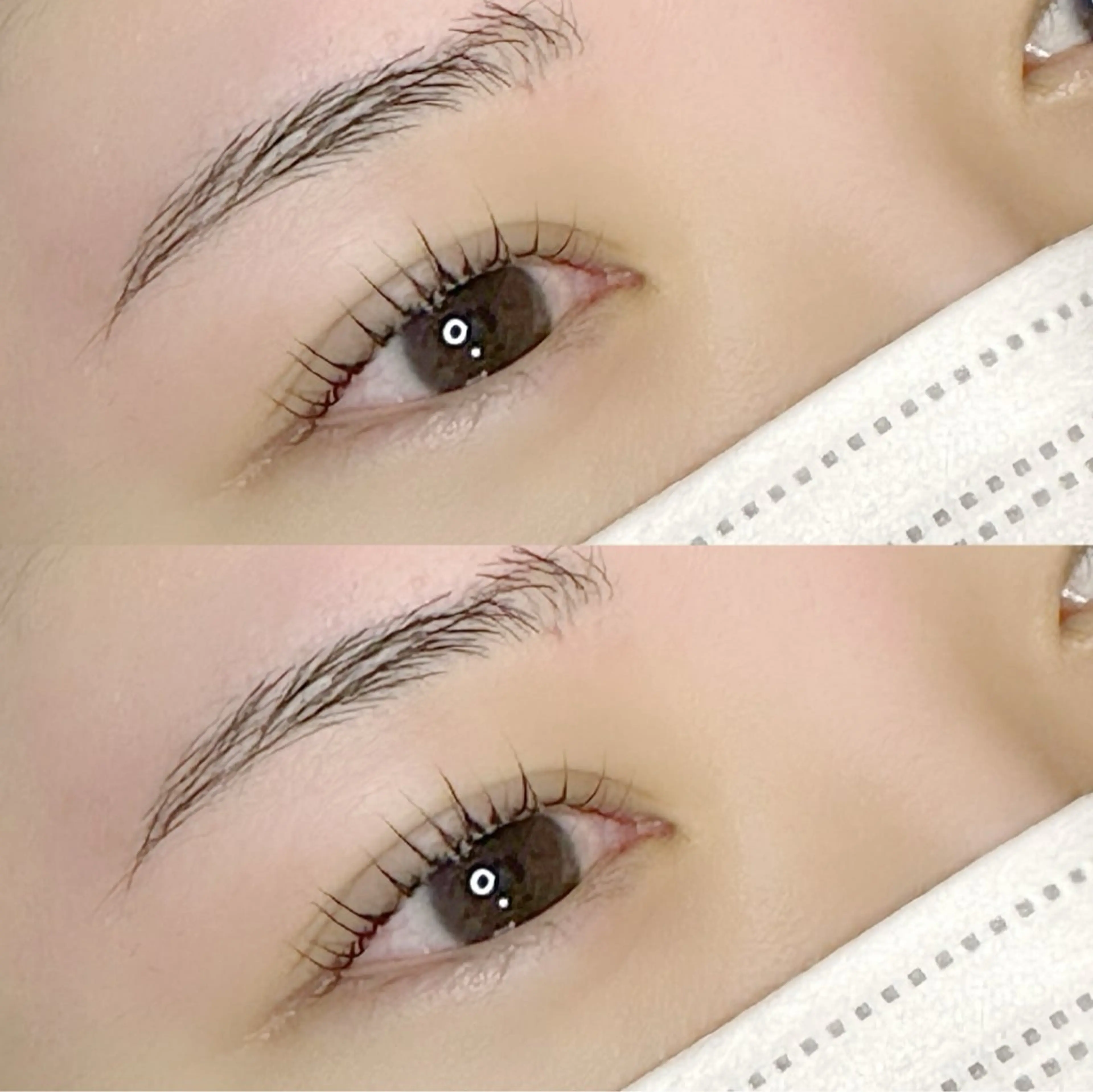 マツエク・マツパ 束感まつ毛 パリジェンヌラッシュリフト まつげパーマ 一重×まつ毛パーマ 小林 史奈のマツエク・マツパデザイン