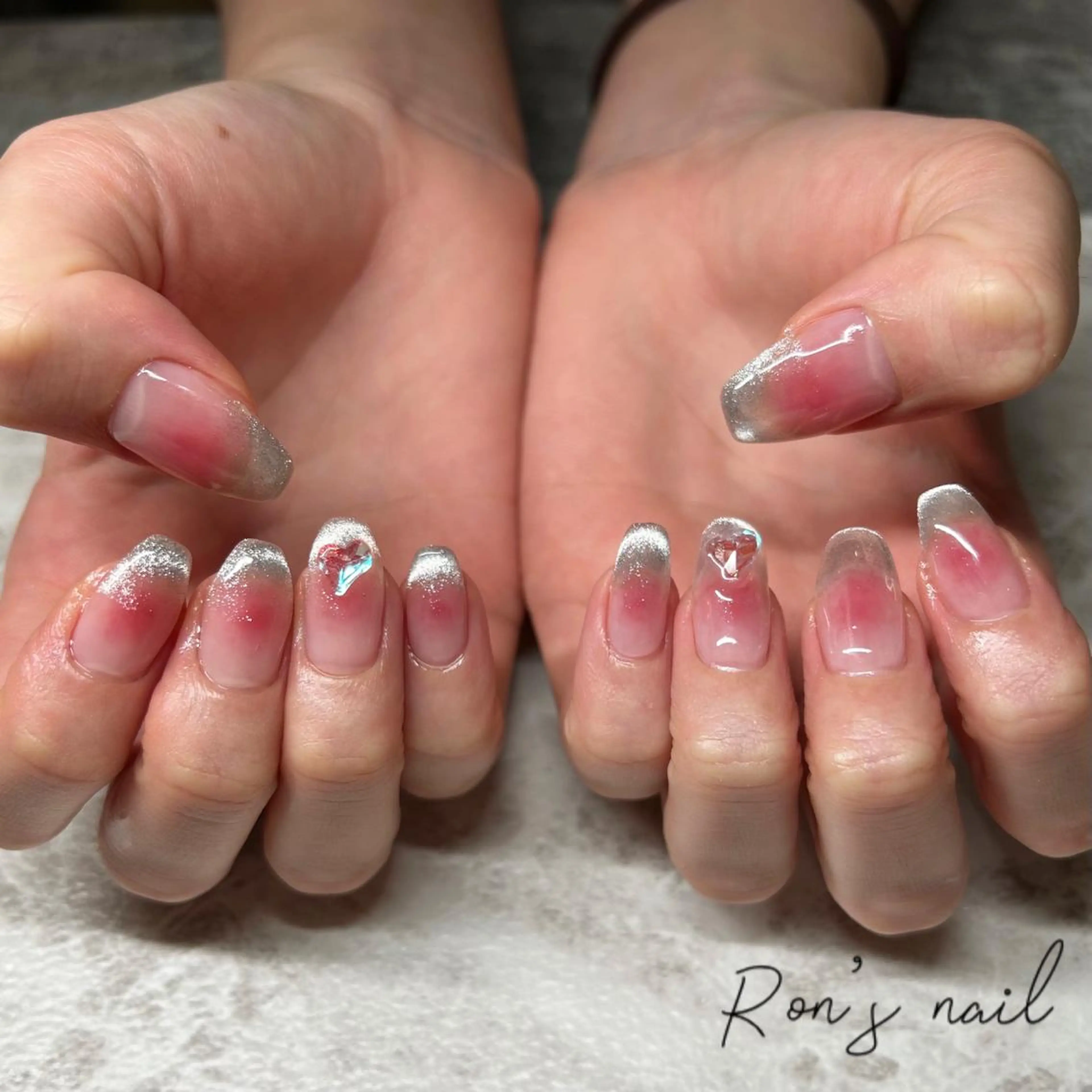 ネイル 持ち込み Ron's nail 笹岡のネイルデザイン