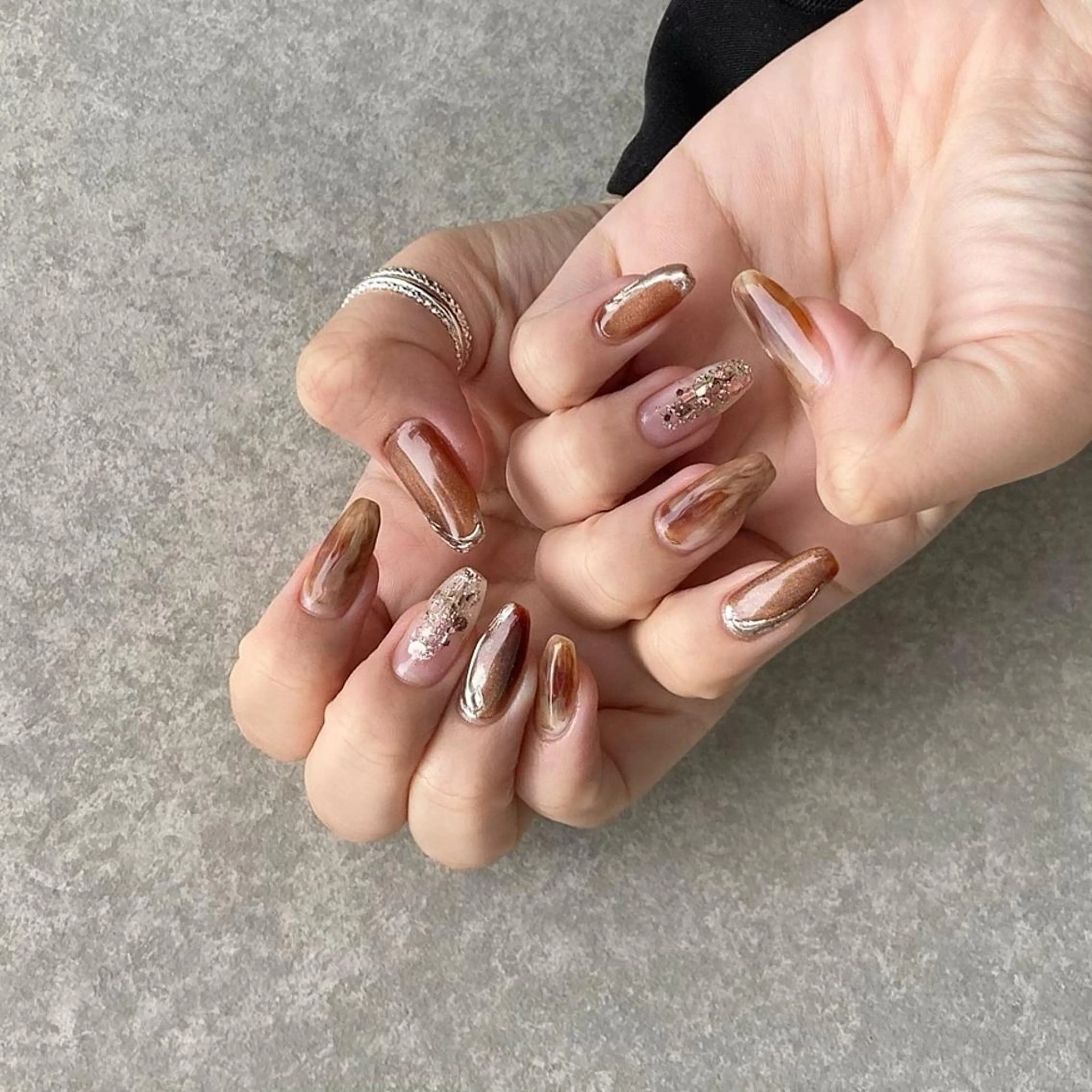 ネイル アートネイル ジェルネイル ニュアンスネイル ハンドネイル nail salon Soeurのネイルデザイン