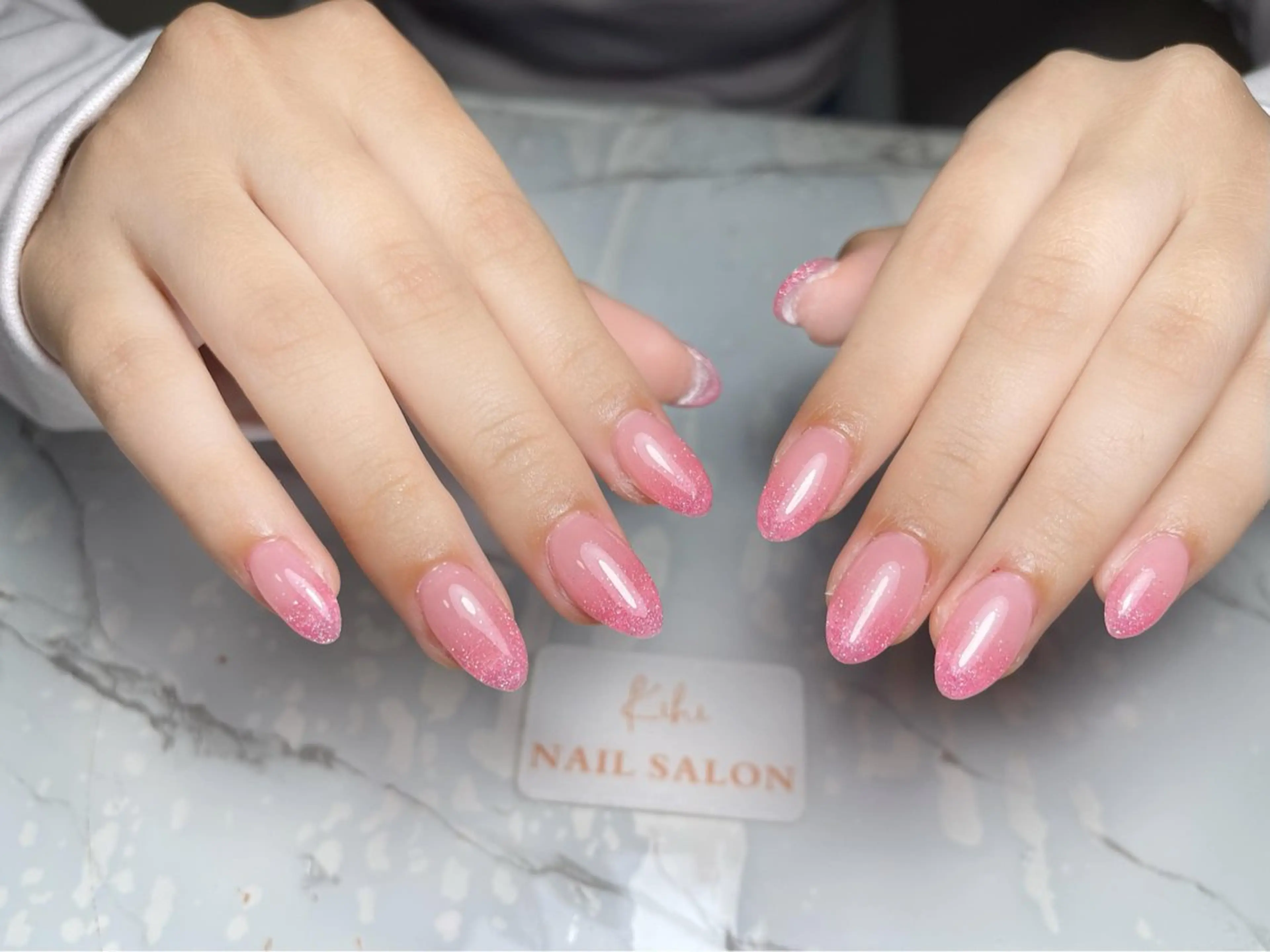 ネイル アートネイル フレンチネイル ジェルネイル グラデーション 韓国ネイル ハンドネイル ハンドケア さくら💮💮 【オフ無料】のネイルデザイン