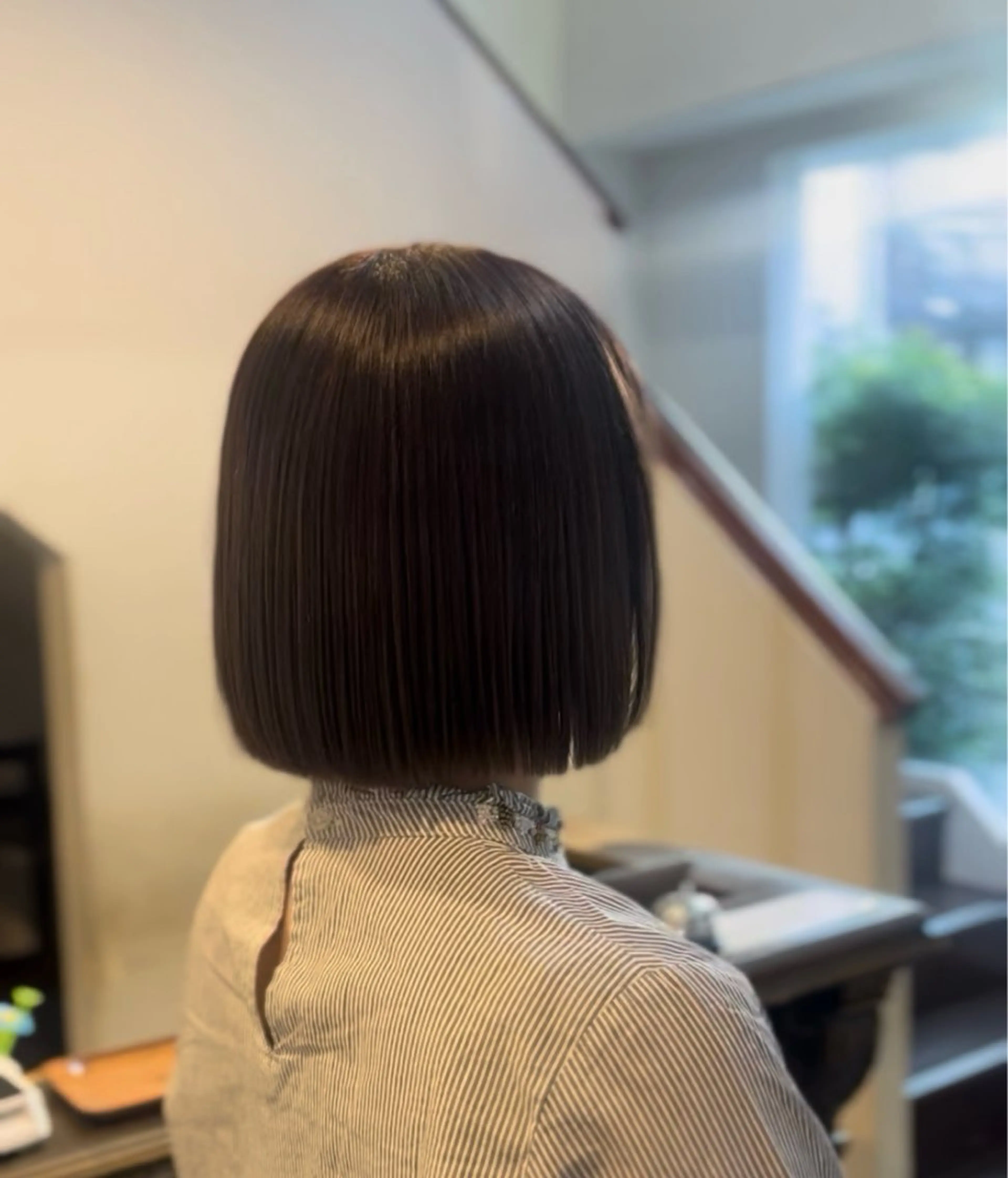 ショート パーマ 髪質改善 縮毛矯正 縮毛矯正 吉川 莉央のヘアスタイル