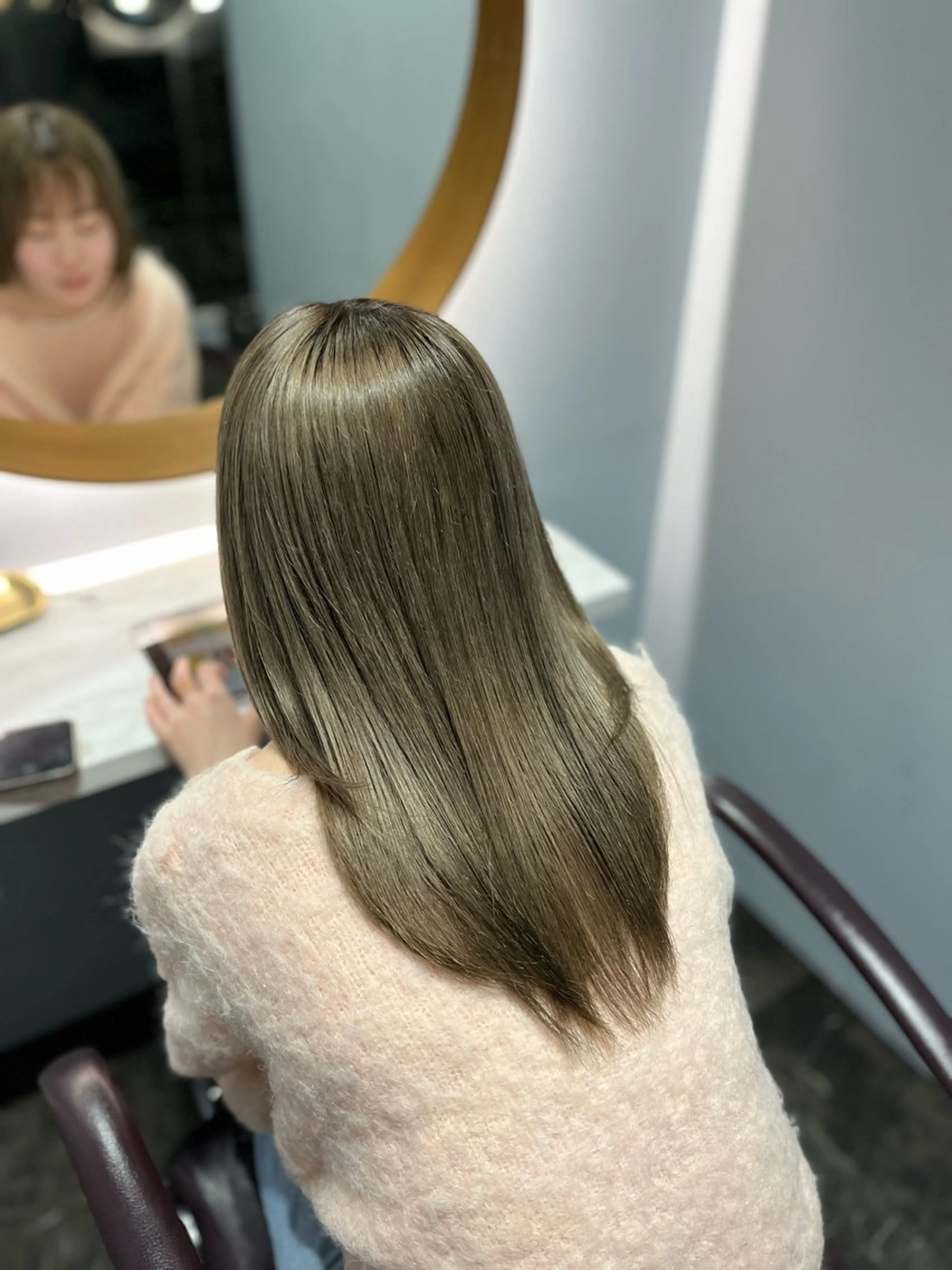 ミディアム 髪質改善/韓国ヘア/ 赤み消し/sahoのヘアスタイル