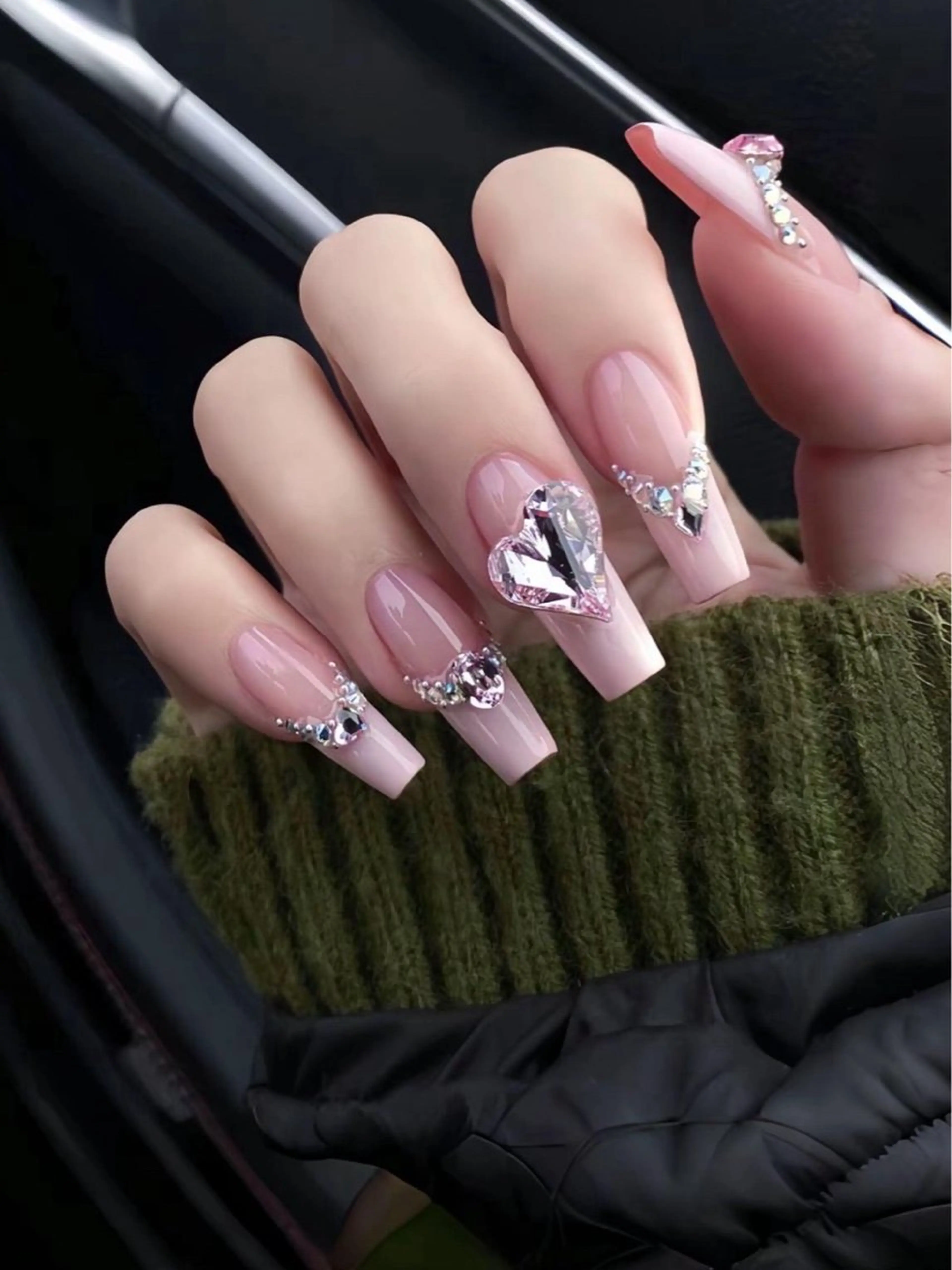 ネイル 韓国ネイル マグネットネイル ワンカラーネイル ネイルチップ Jenn Nail Salonのネイルデザイン