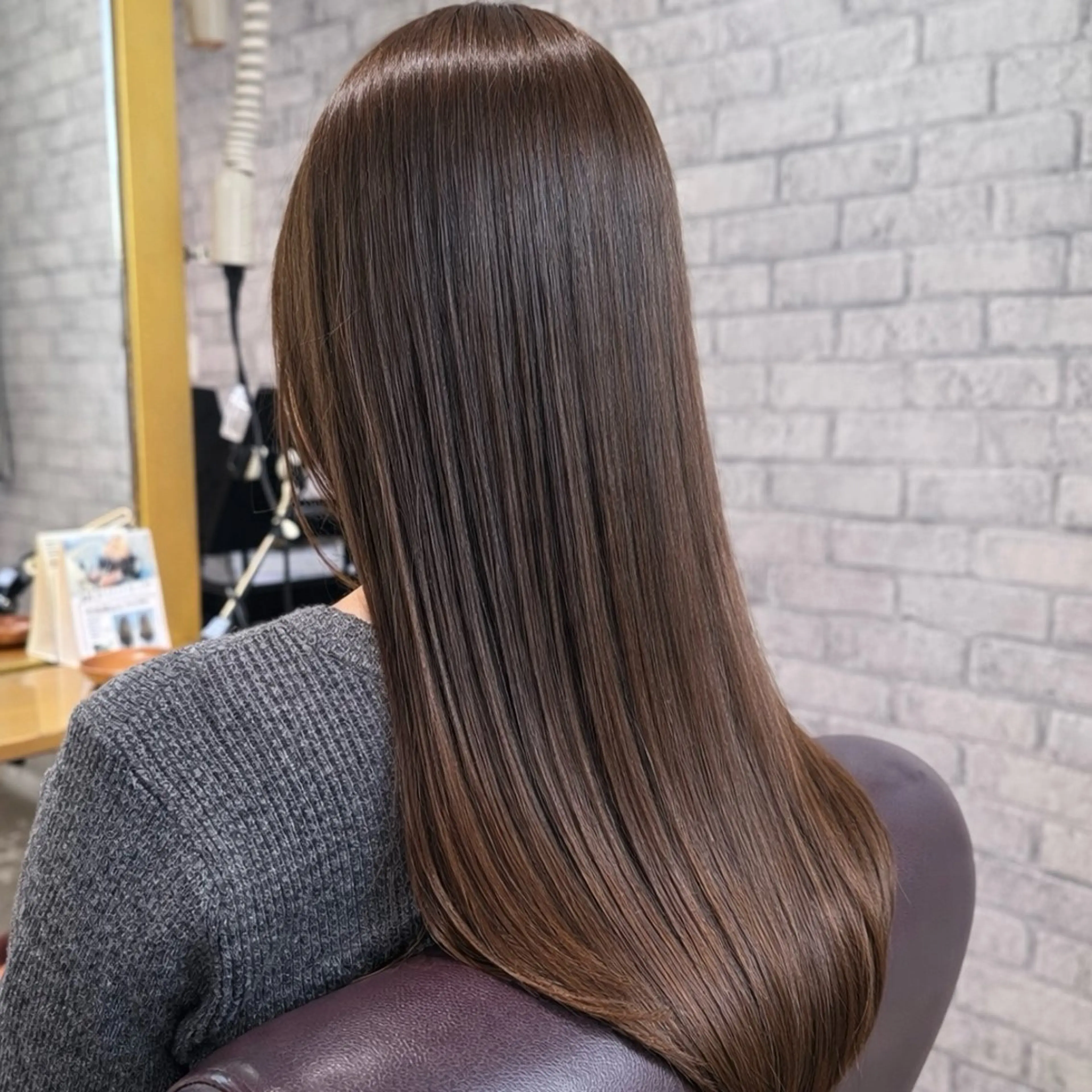 【人気No.1クーポン💎】艶感ワンカラー＋最高峰Aujuaトリートメントの写真