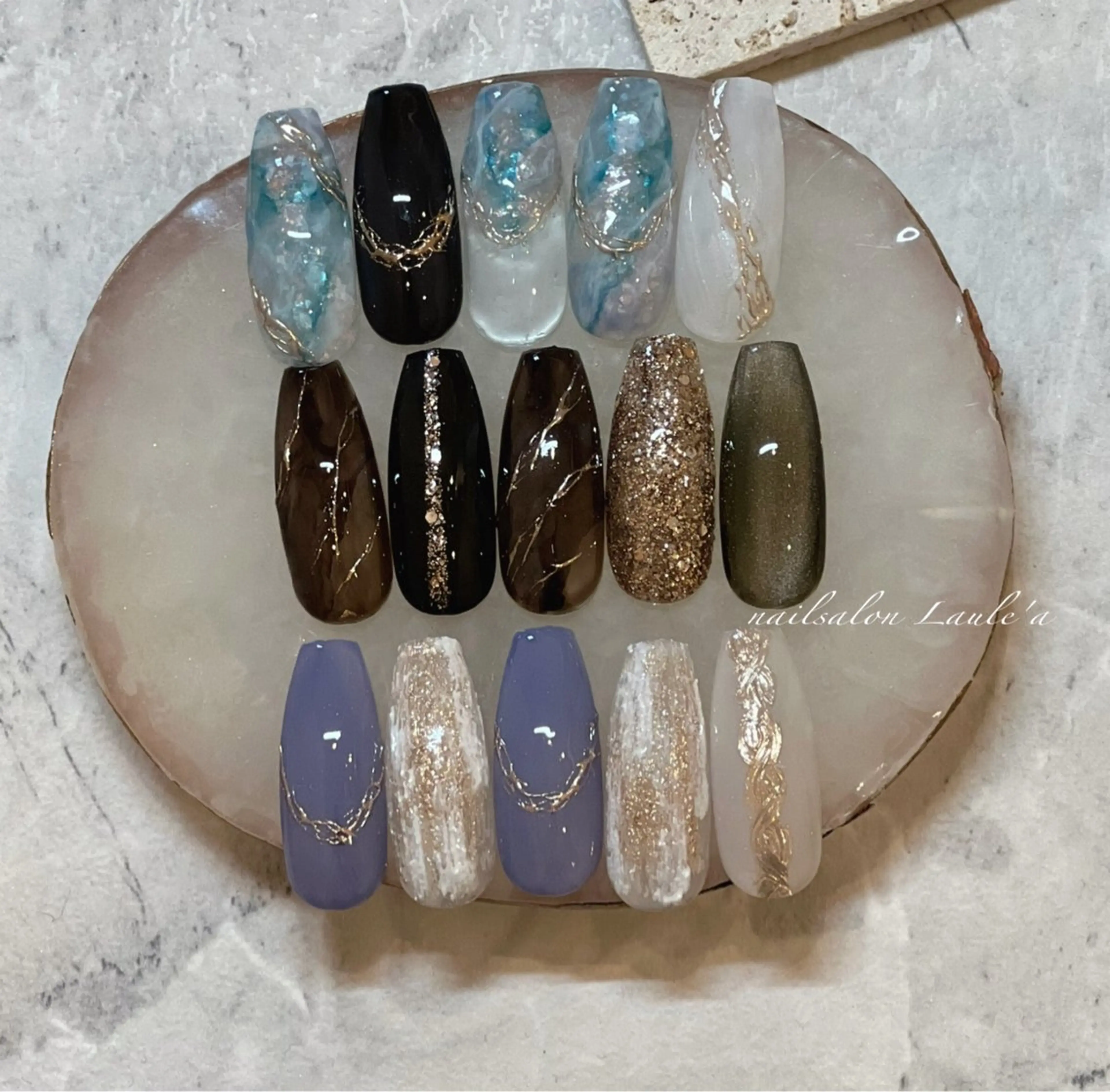 ネイル フットネイル nailsalon Laule'aのネイルデザイン