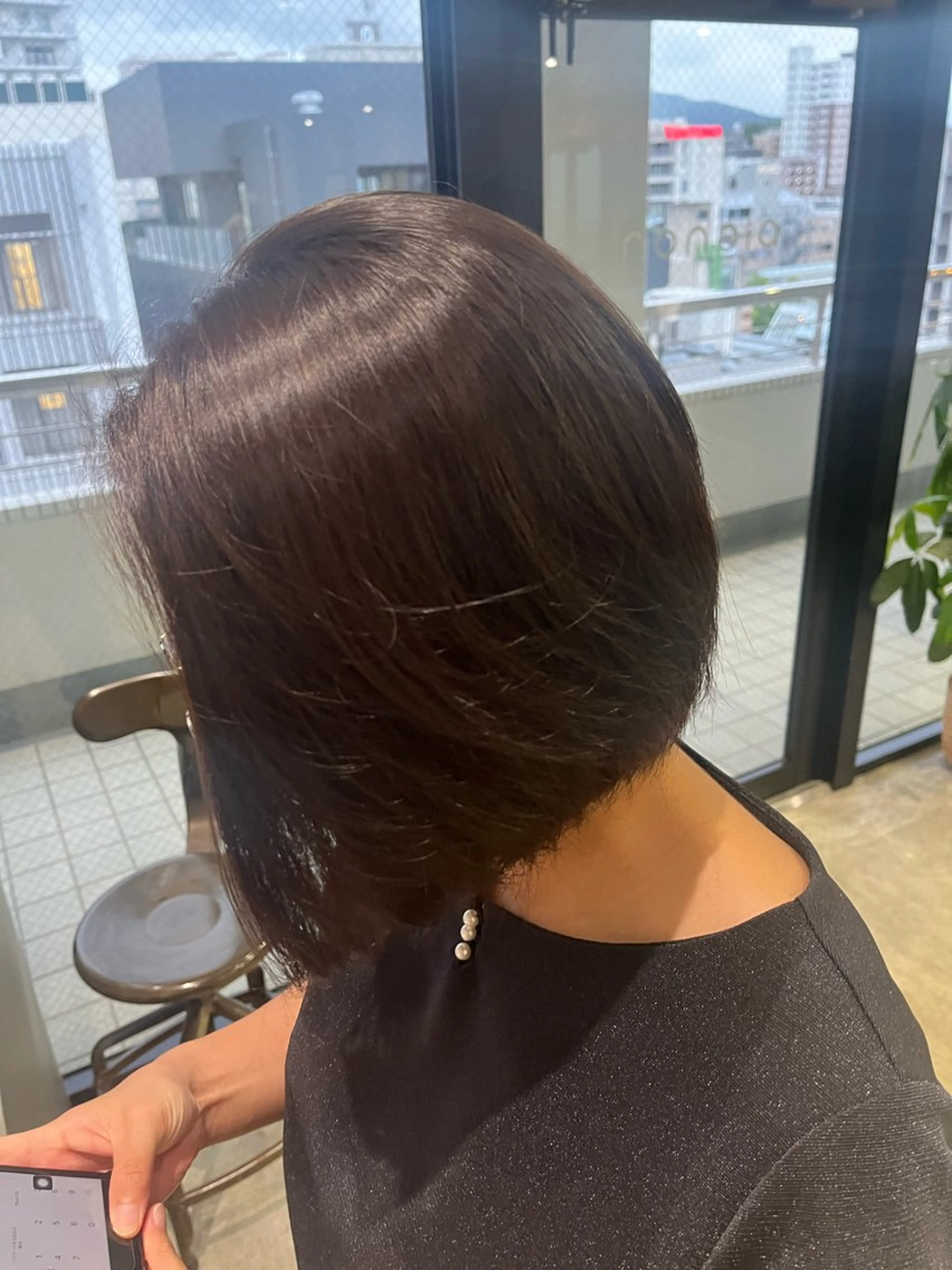 カラー 透明感カラー 髪質改善×ブリーチ 無しWカラー🫧天神のヘアスタイル