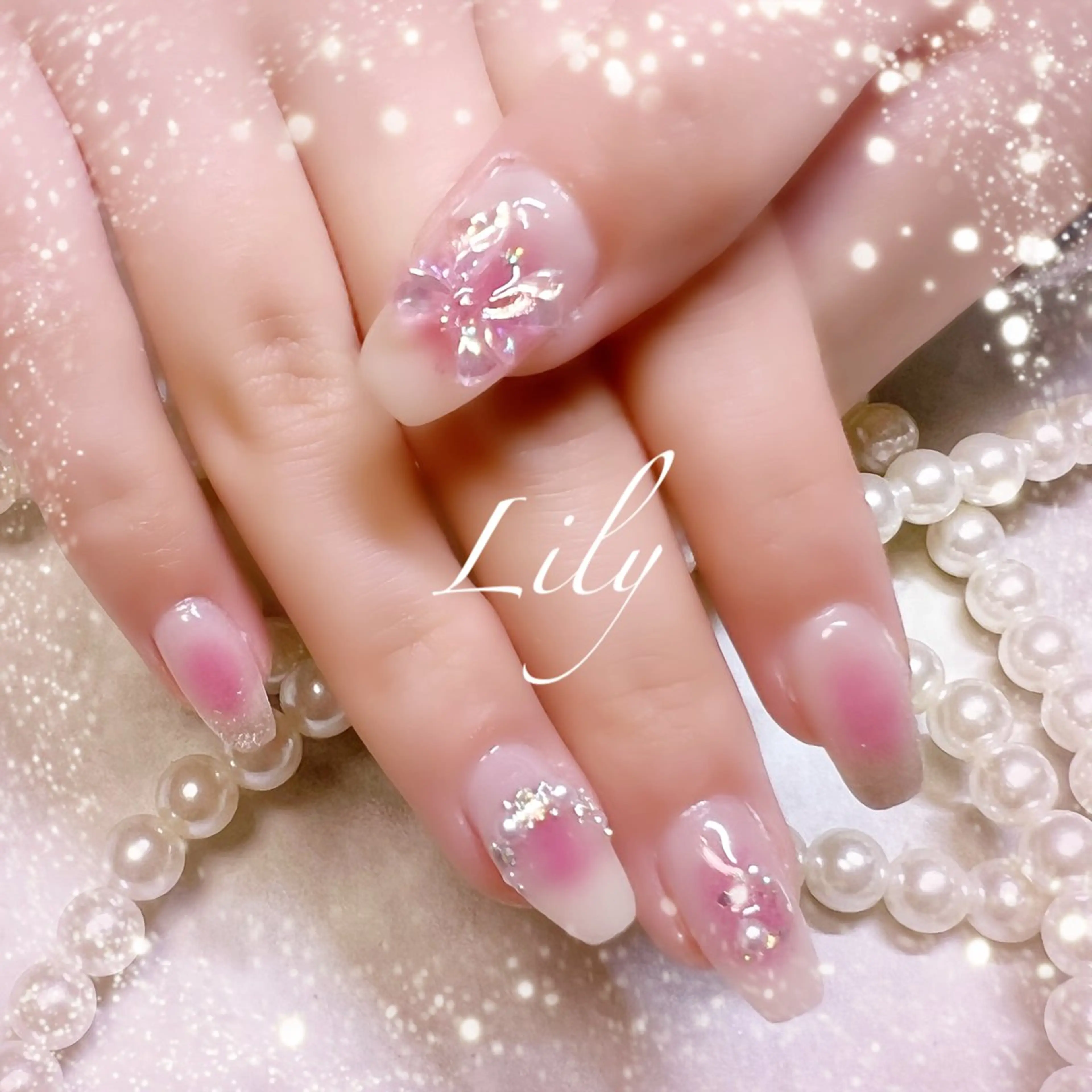 ネイル ハンドネイル Lily*nail 🌻Mii🌻のネイルデザイン