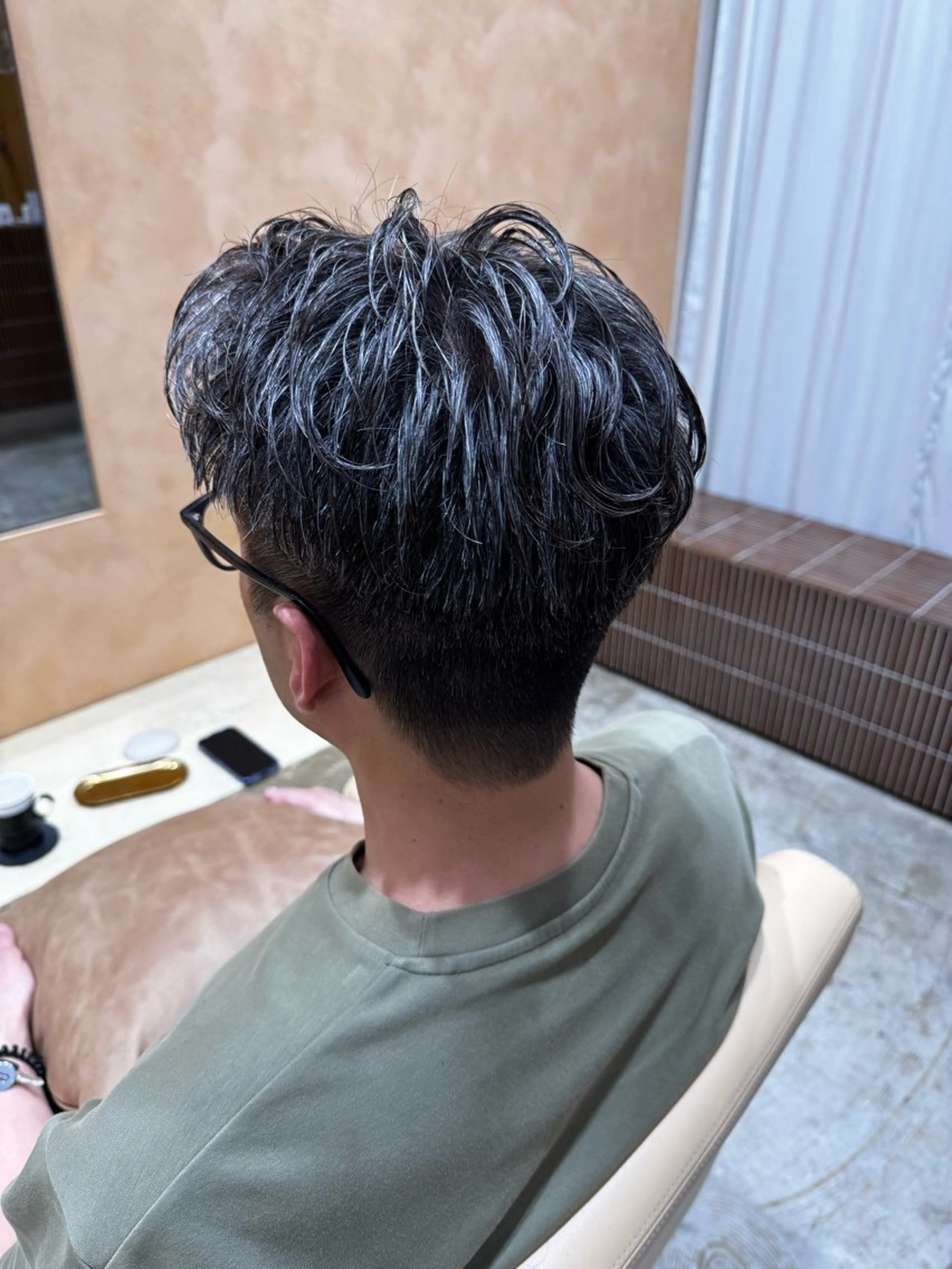 パーマ メンズ カット パーマ hamashima mireiのヘアスタイル