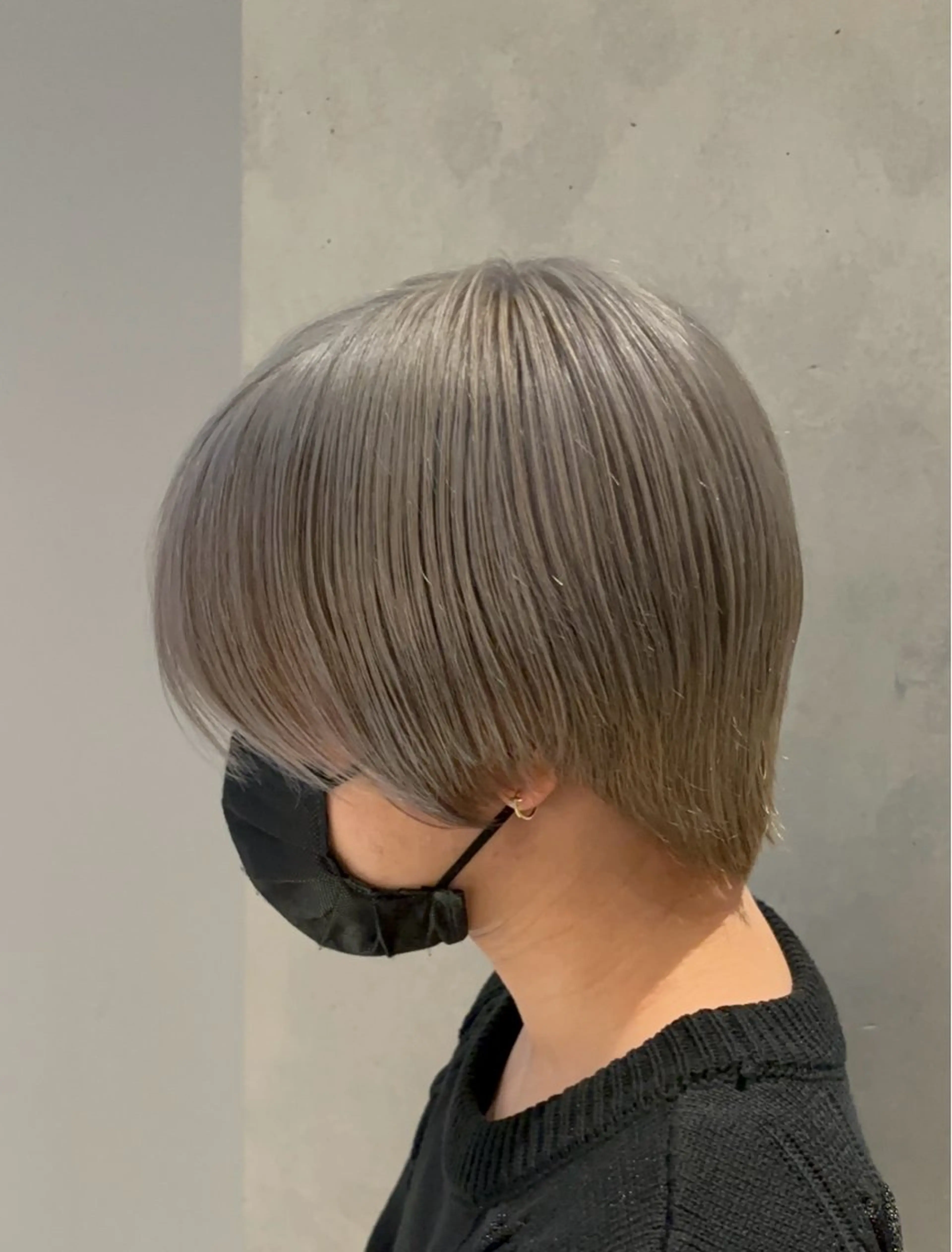 ショート カラー メンズ 落ちる黒 森崎雄斗のヘアスタイル