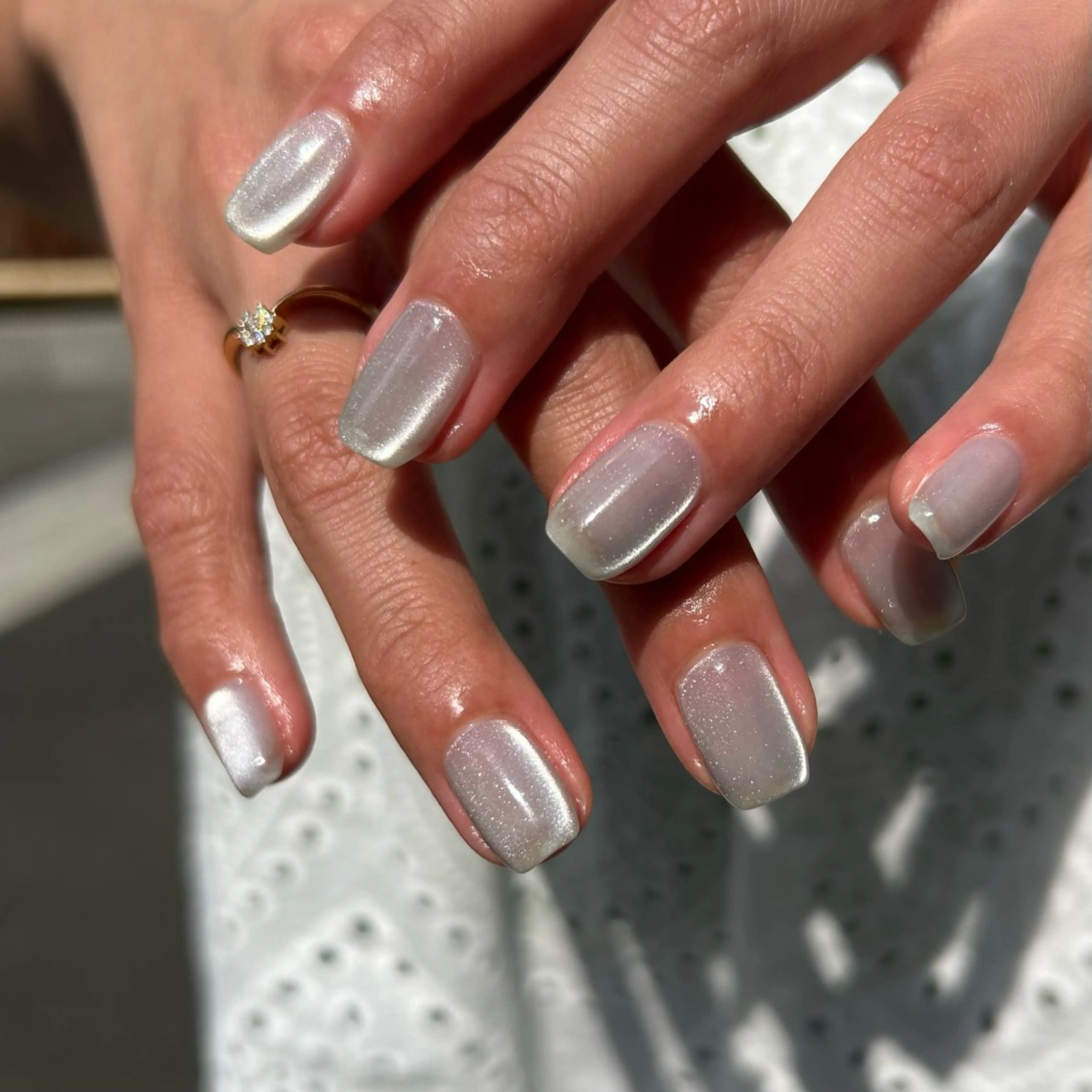 ネイル マグネットネイル Yumi シンプルネイルのネイルデザイン