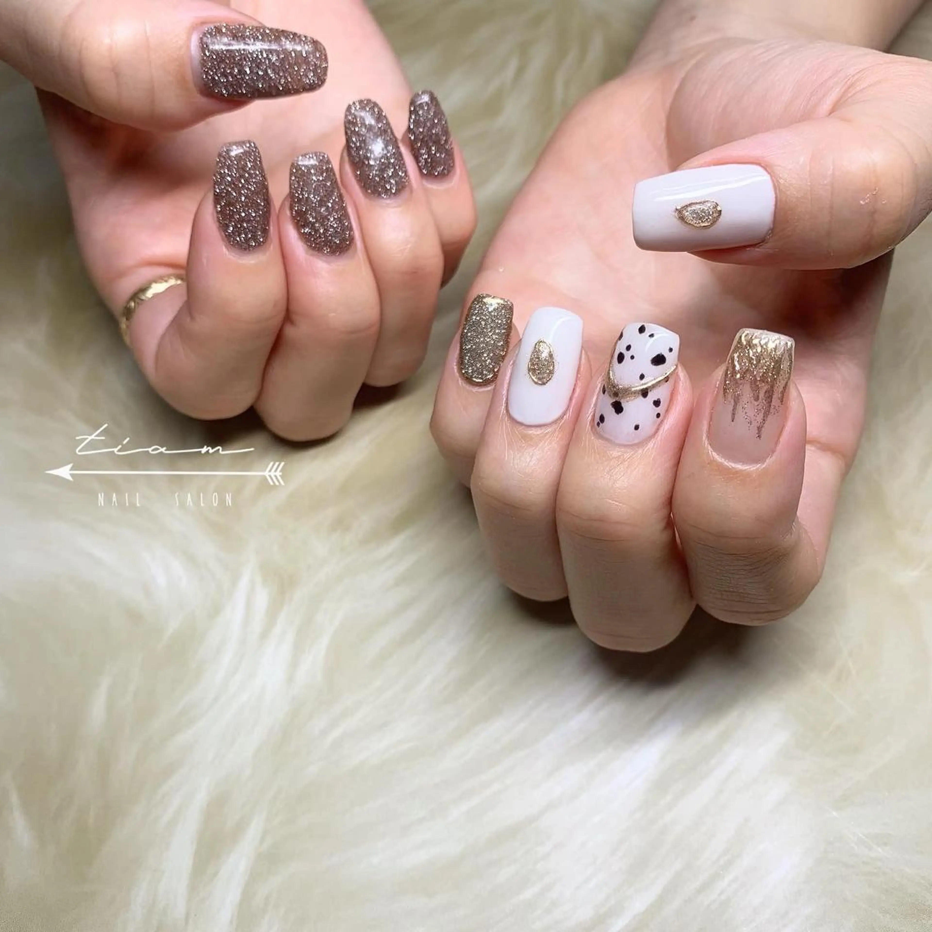 ネイル フラッシュネイル ラメ(グリッター) ワンカラーネイル ハンドネイル 𝑡𝑖𝑎𝑚𓂃 きむらゆきののネイルデザイン