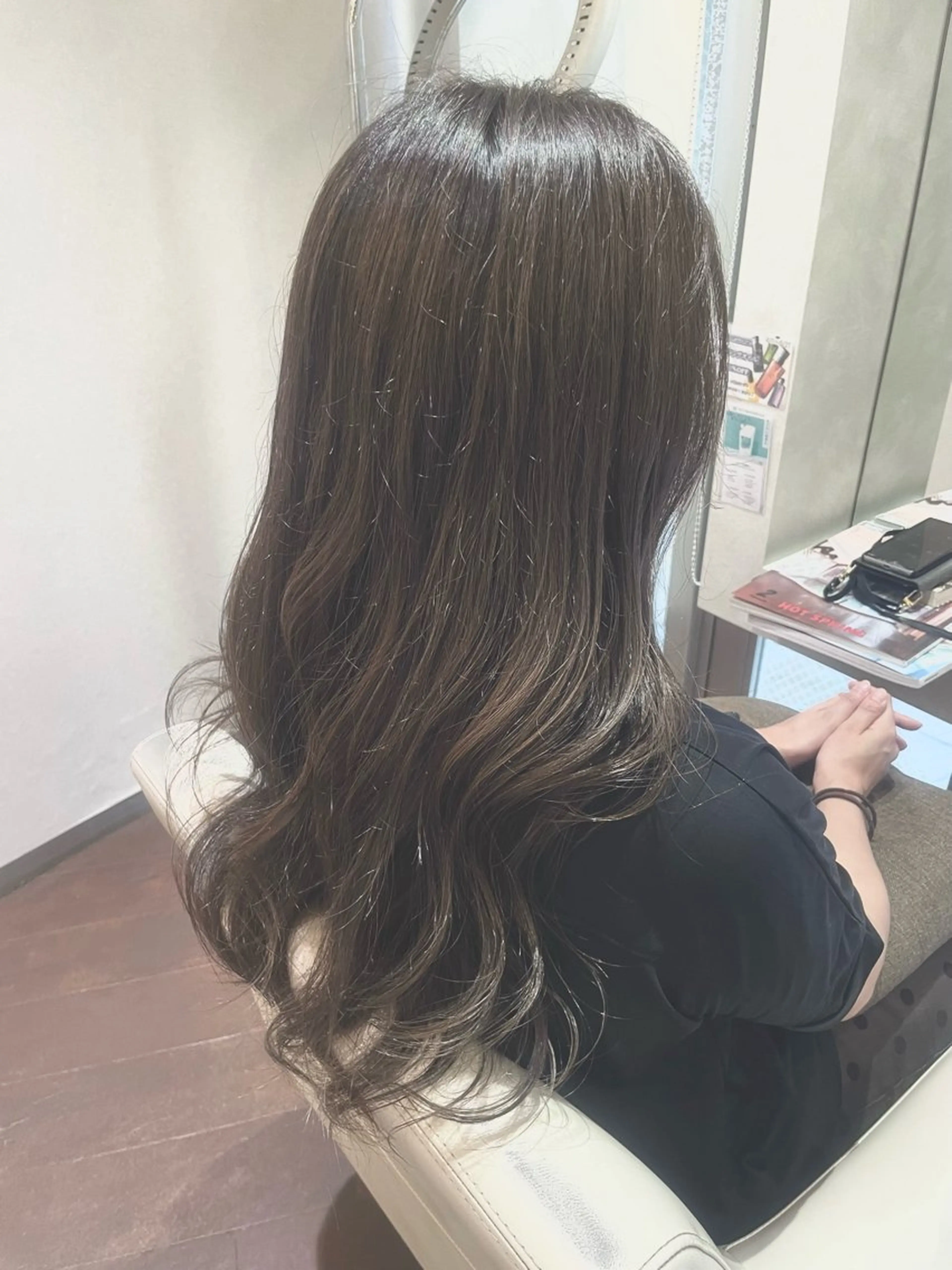 ロング カット パーマ 中山 奈津希のヘアスタイル