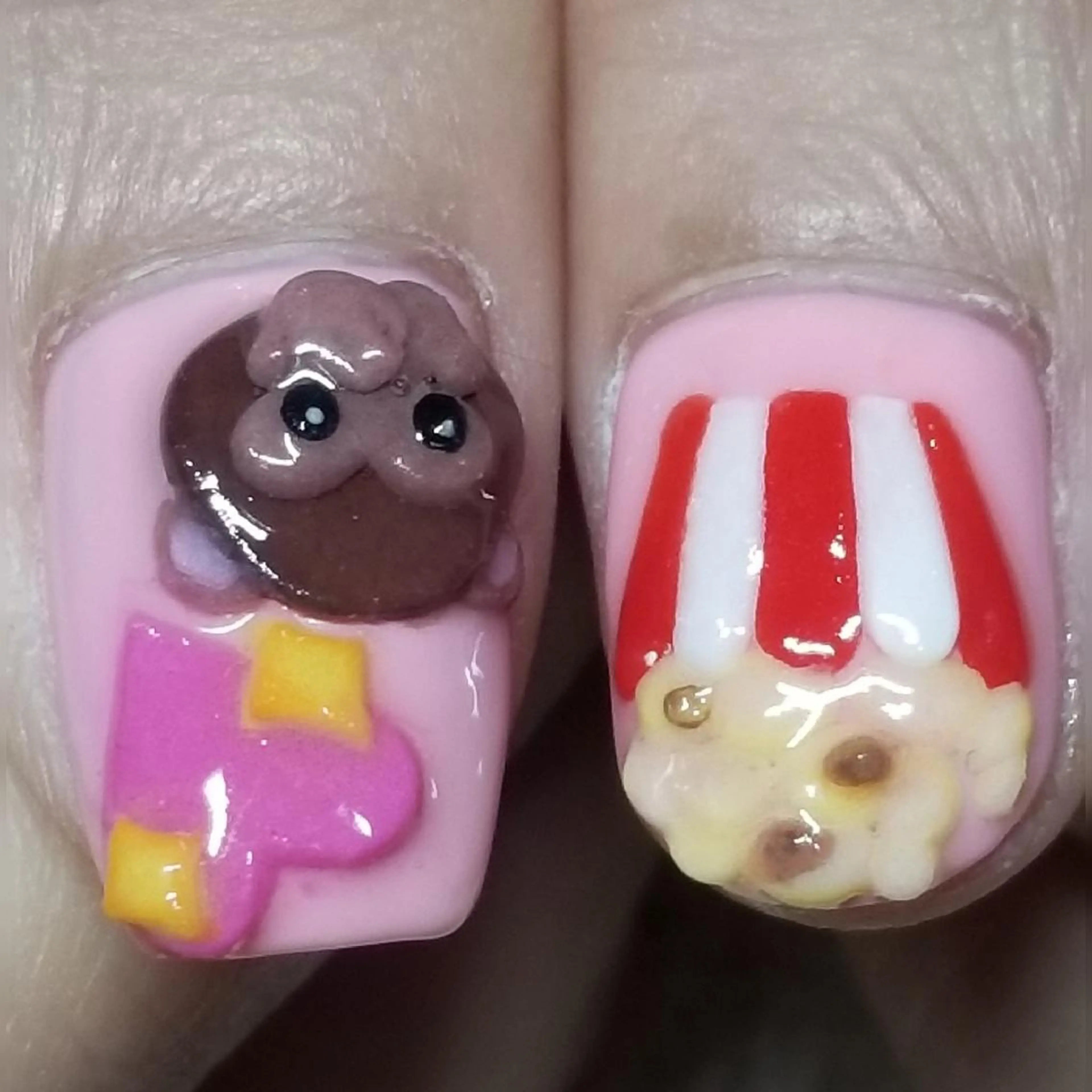 ネイル パステルネイル ピンク ハンドネイル よしだ ひろきのネイルデザイン