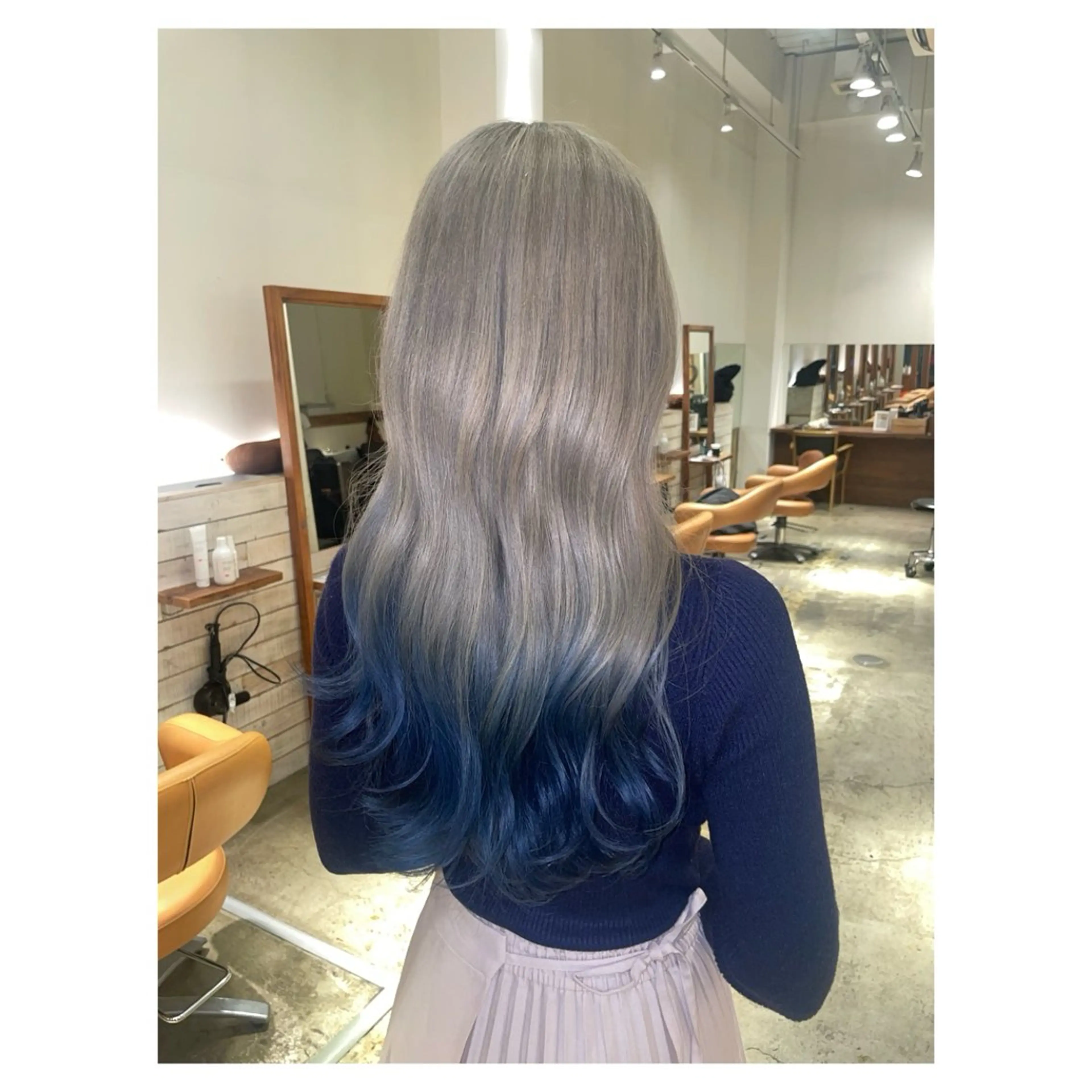 ロング カラー カット ヘアカラー トリートメント EARTH菊名店👾 ひらのすぐるのヘアスタイル