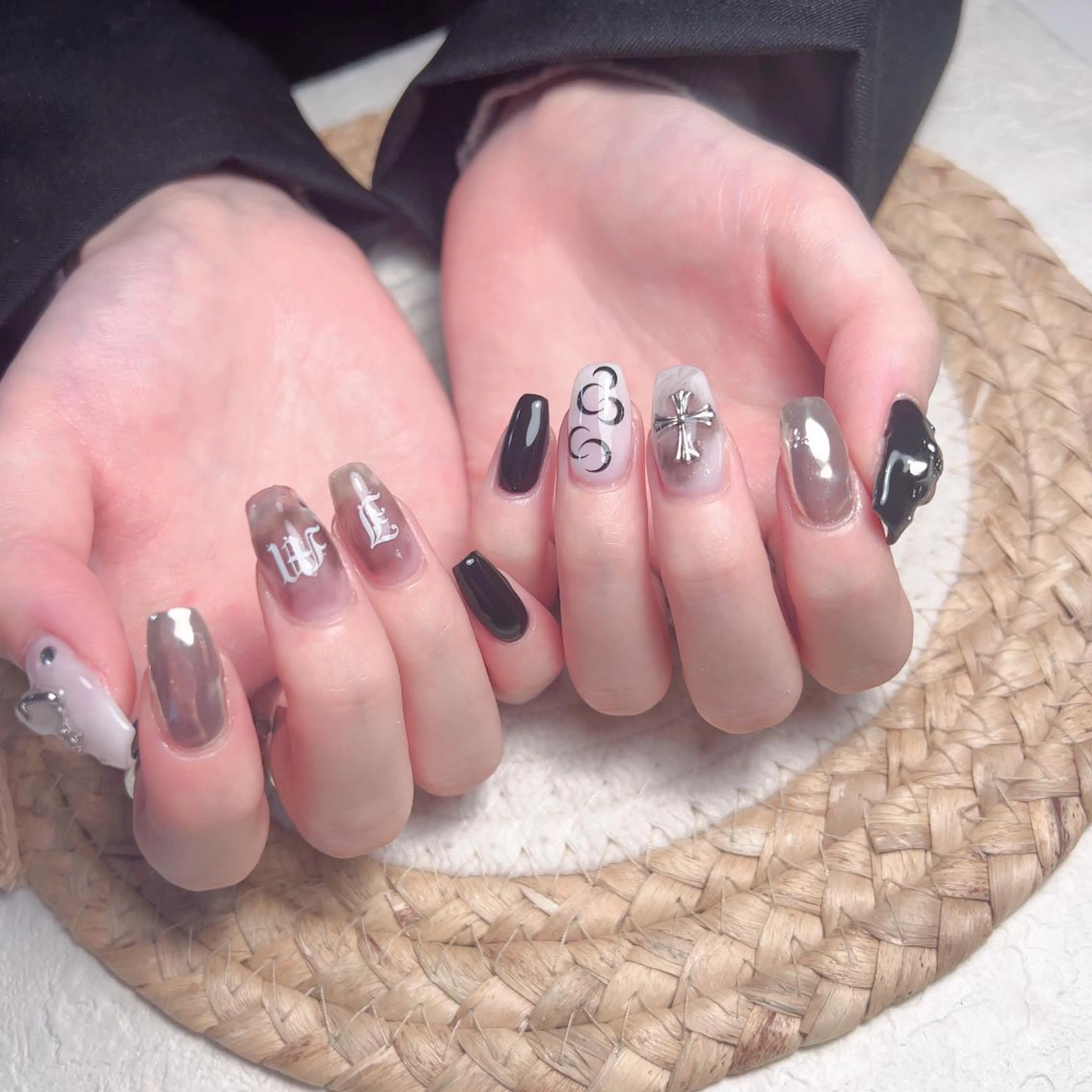 ネイル ハンドネイル M🌷nail 長さだし専門店のネイルデザイン