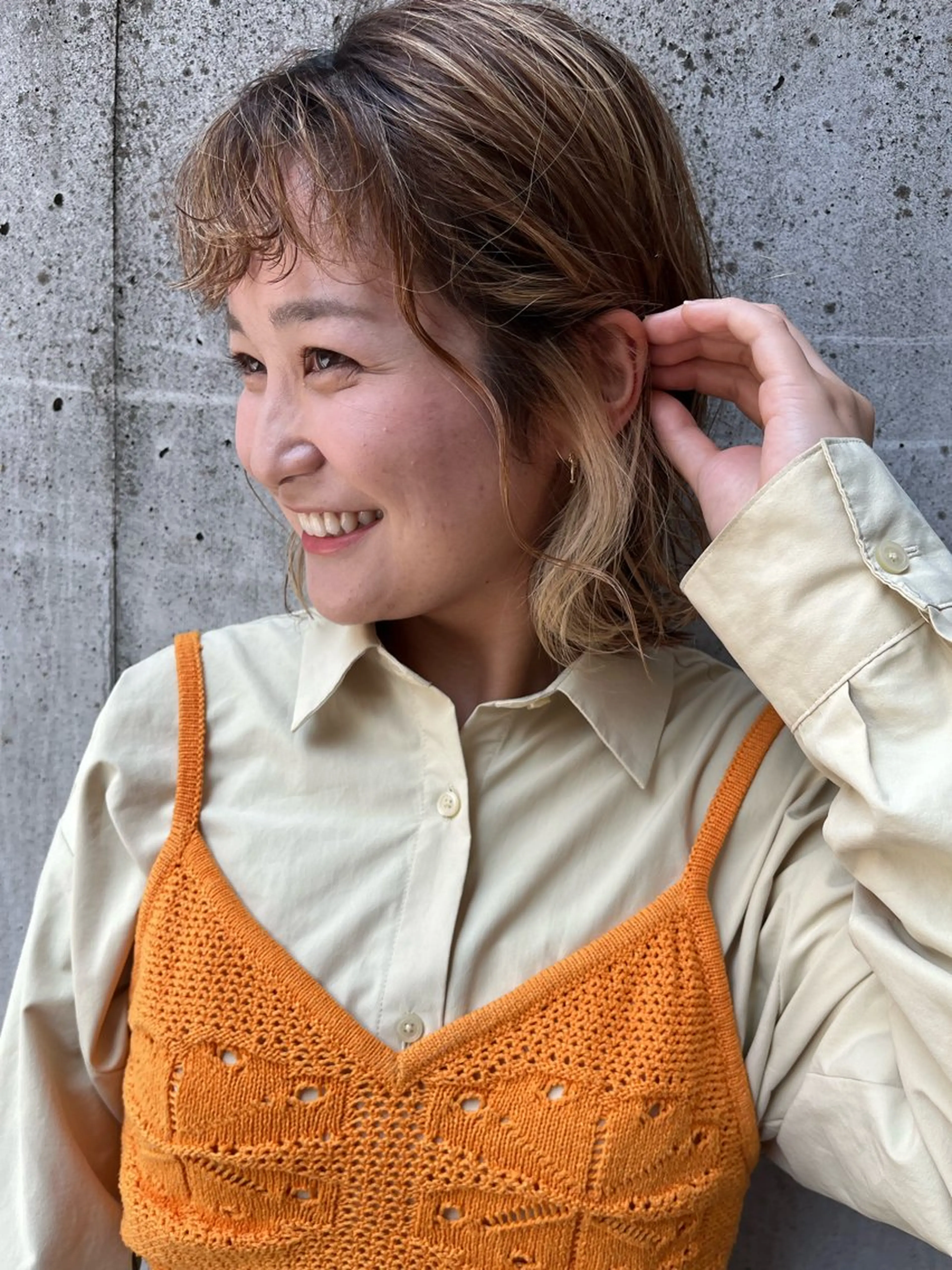 ショート カット ヘアカラー トリートメント ハイトーンカラー🩵 耳ツボジュエリー👂のその他イメージ