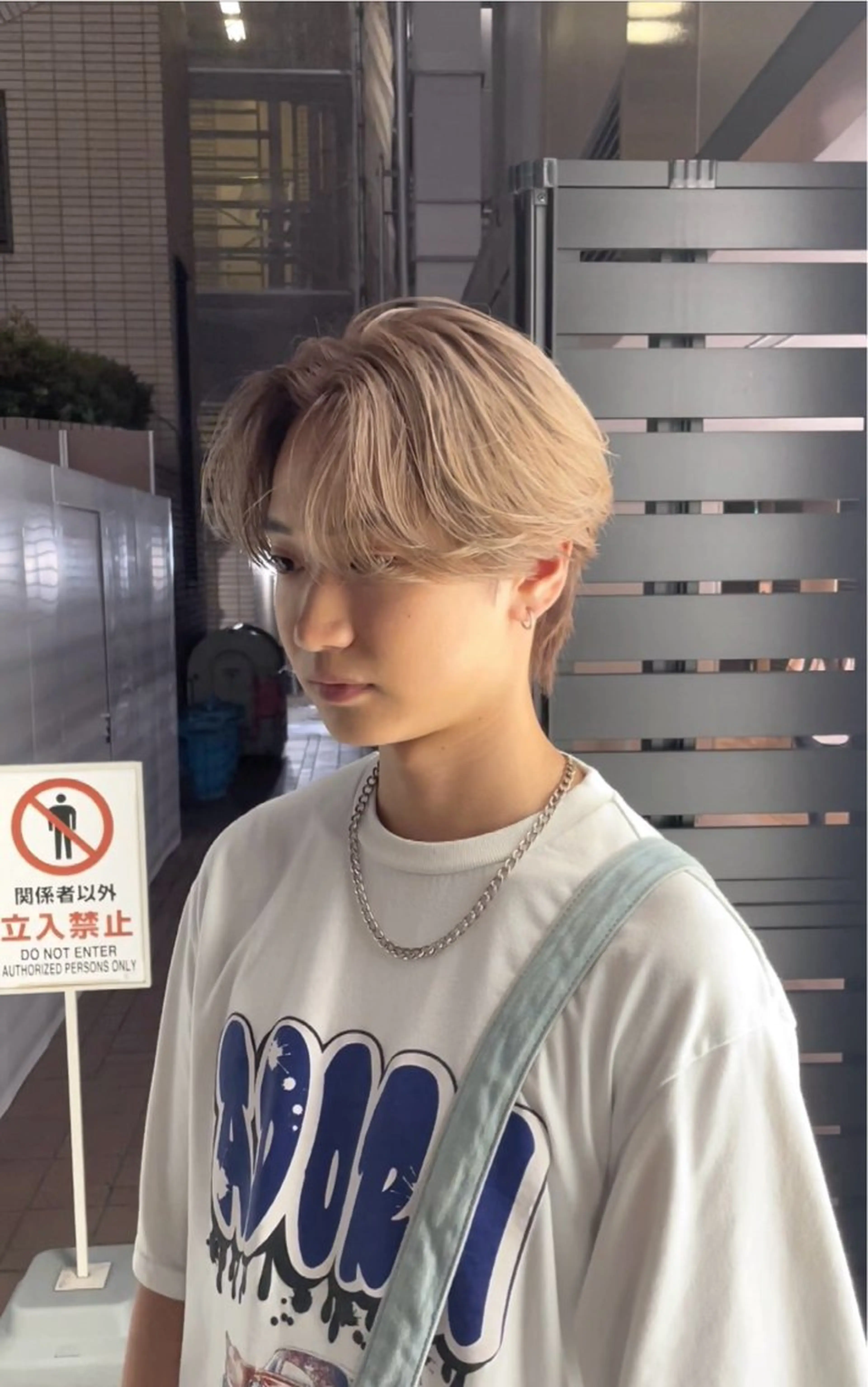 カラー メンズ ヘアカラー メンズハイライト／ メンズブリーチカラーのヘアスタイル