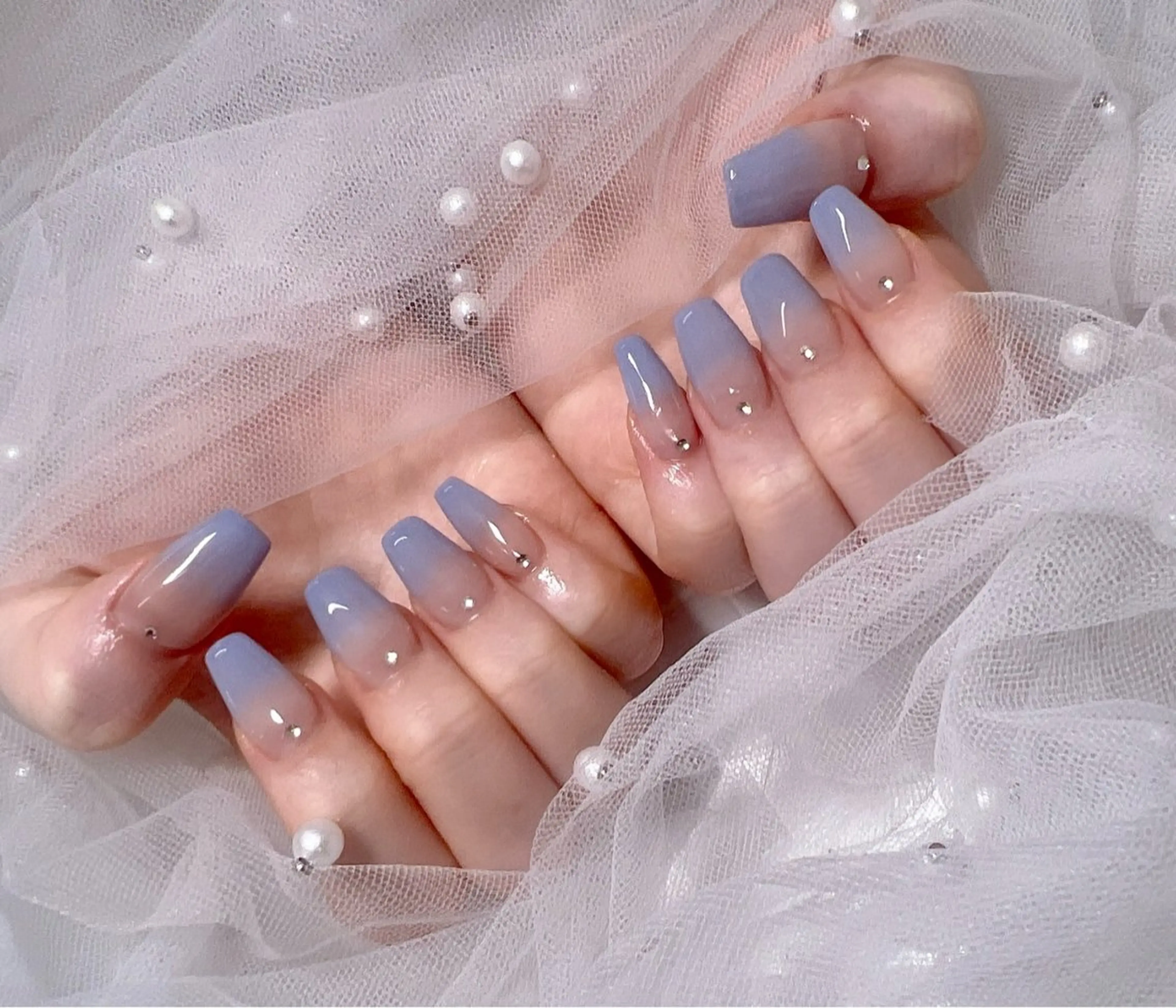 ベビーブーマー、カラーグラデーション🩵ベースカラー1色🫧の写真