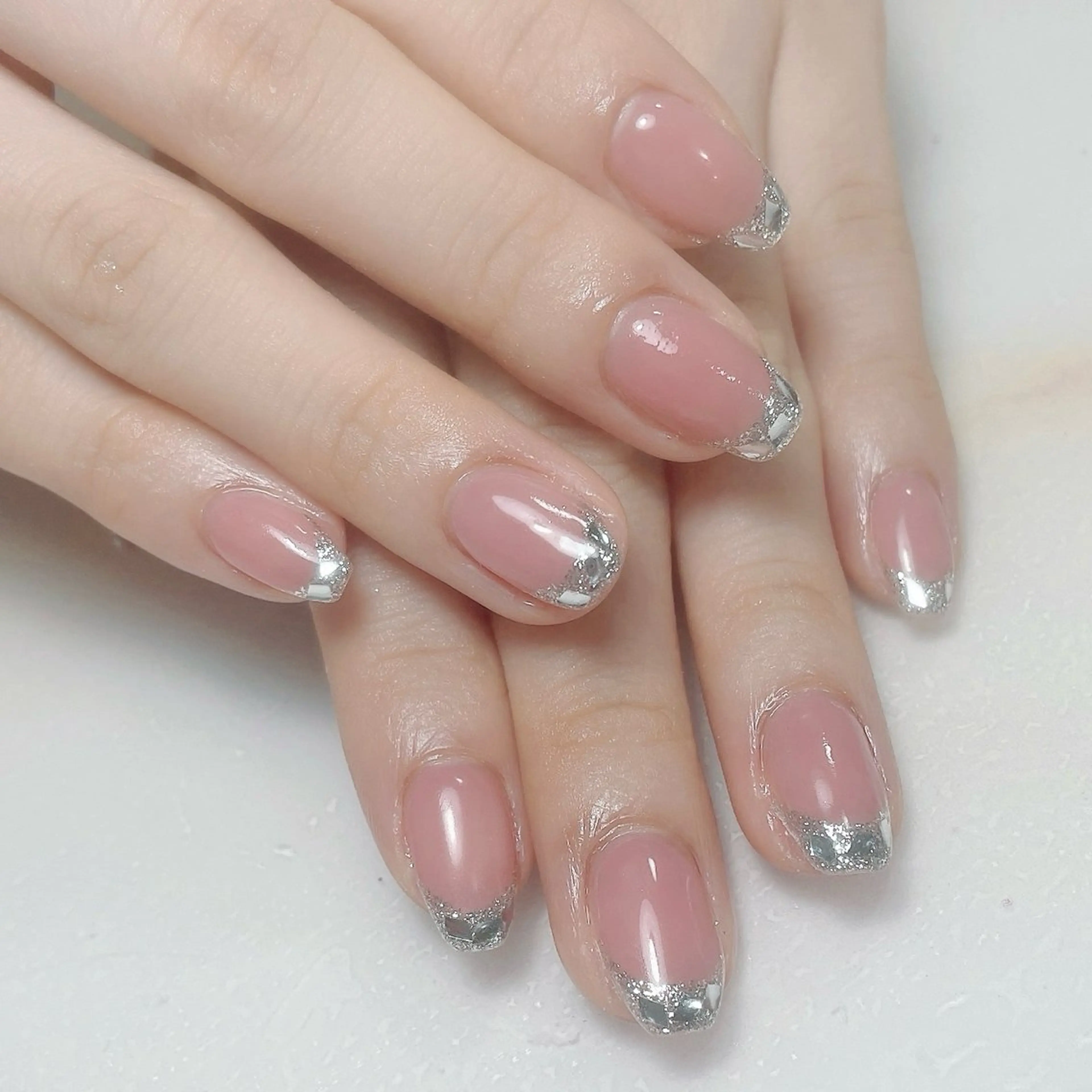 ネイル アートネイル フレンチネイル ジェルネイル グラデーション 韓国ネイル ハンドネイル 久保田 マリコのネイルデザイン