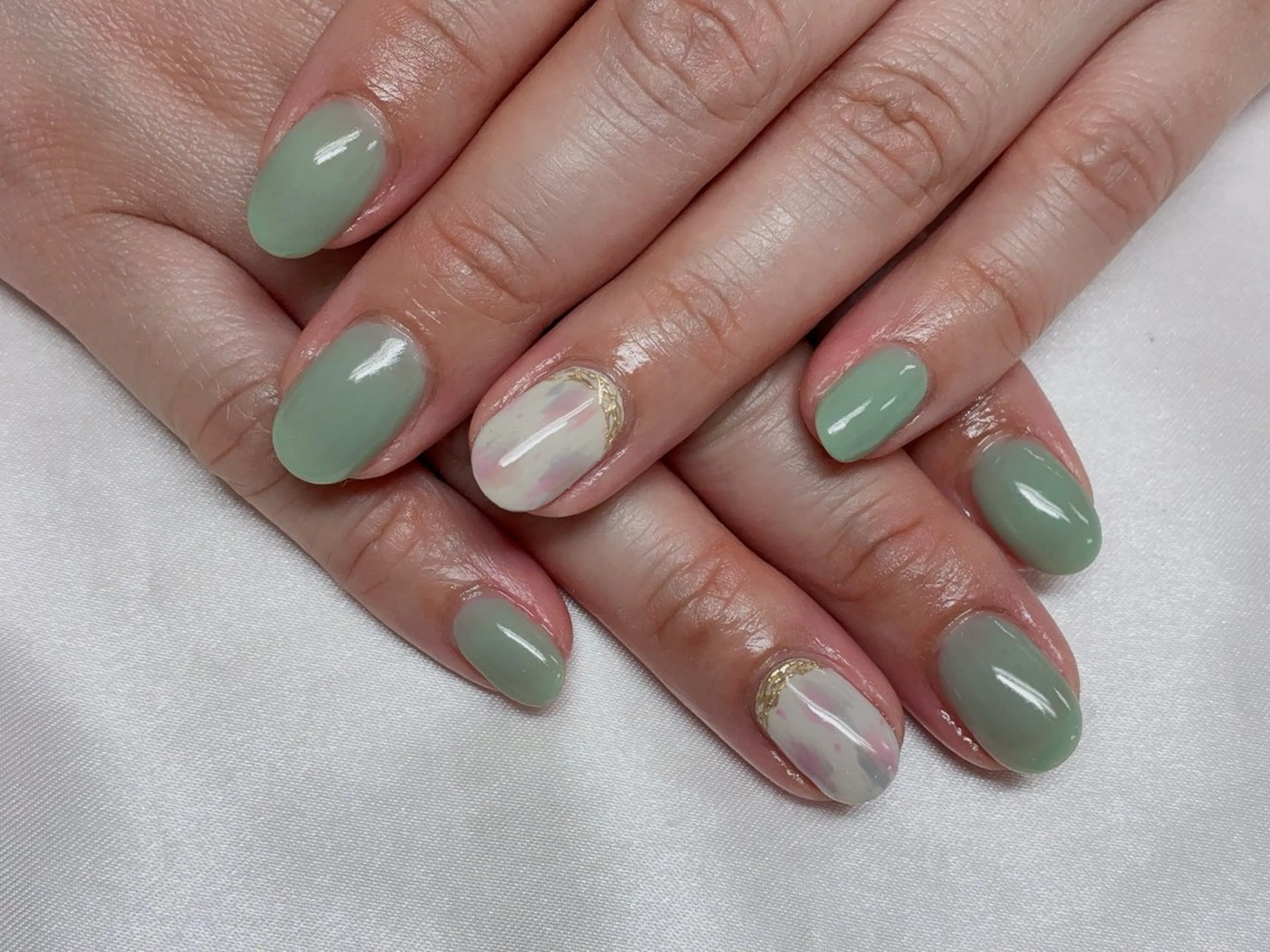 ネイル Ocean nail パラジェル 取扱い店のネイルデザイン