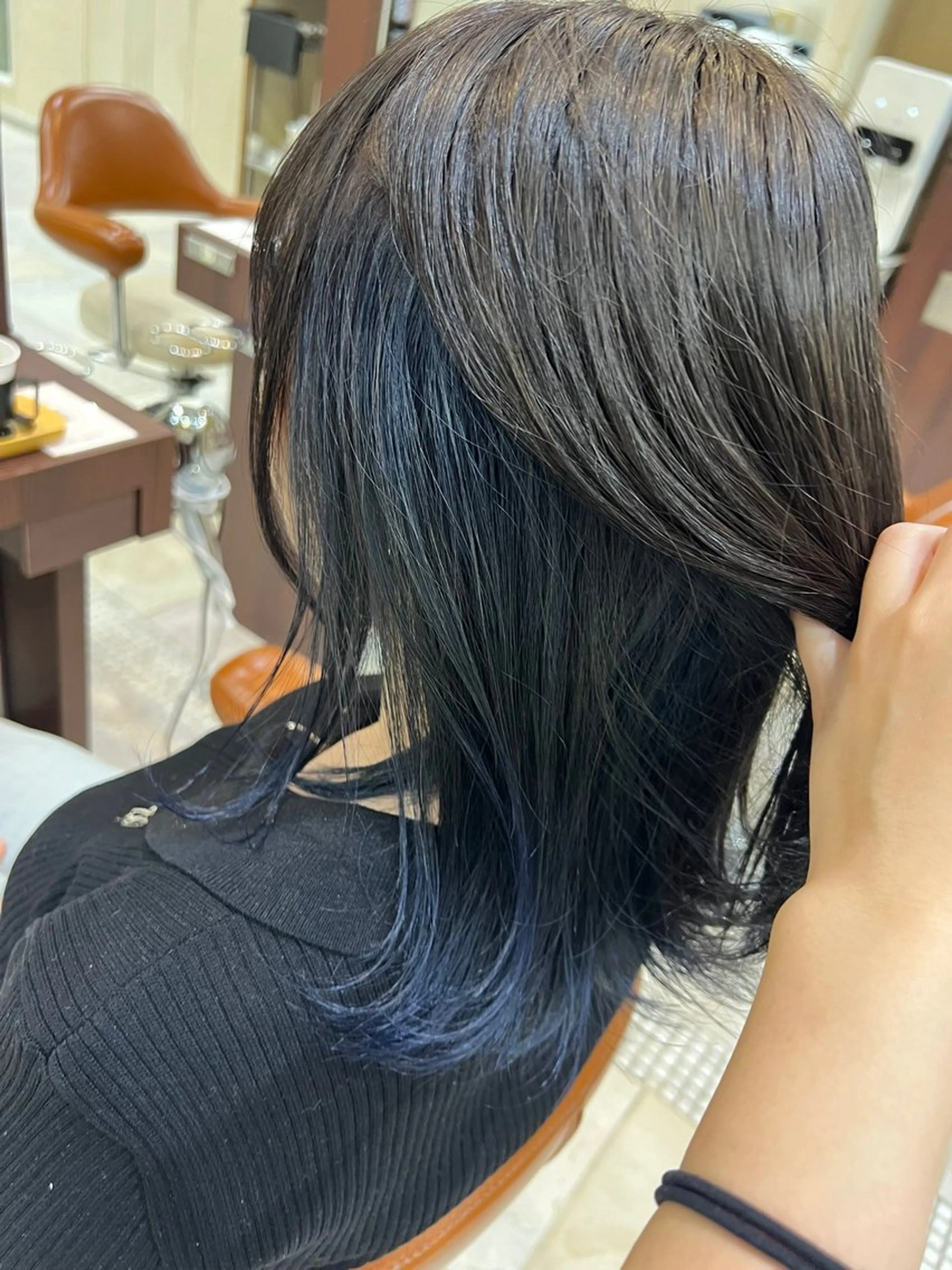 セミロング カラー ヘアカラー 🫧ボブ/艶髪カラー 伊原修子のヘアスタイル