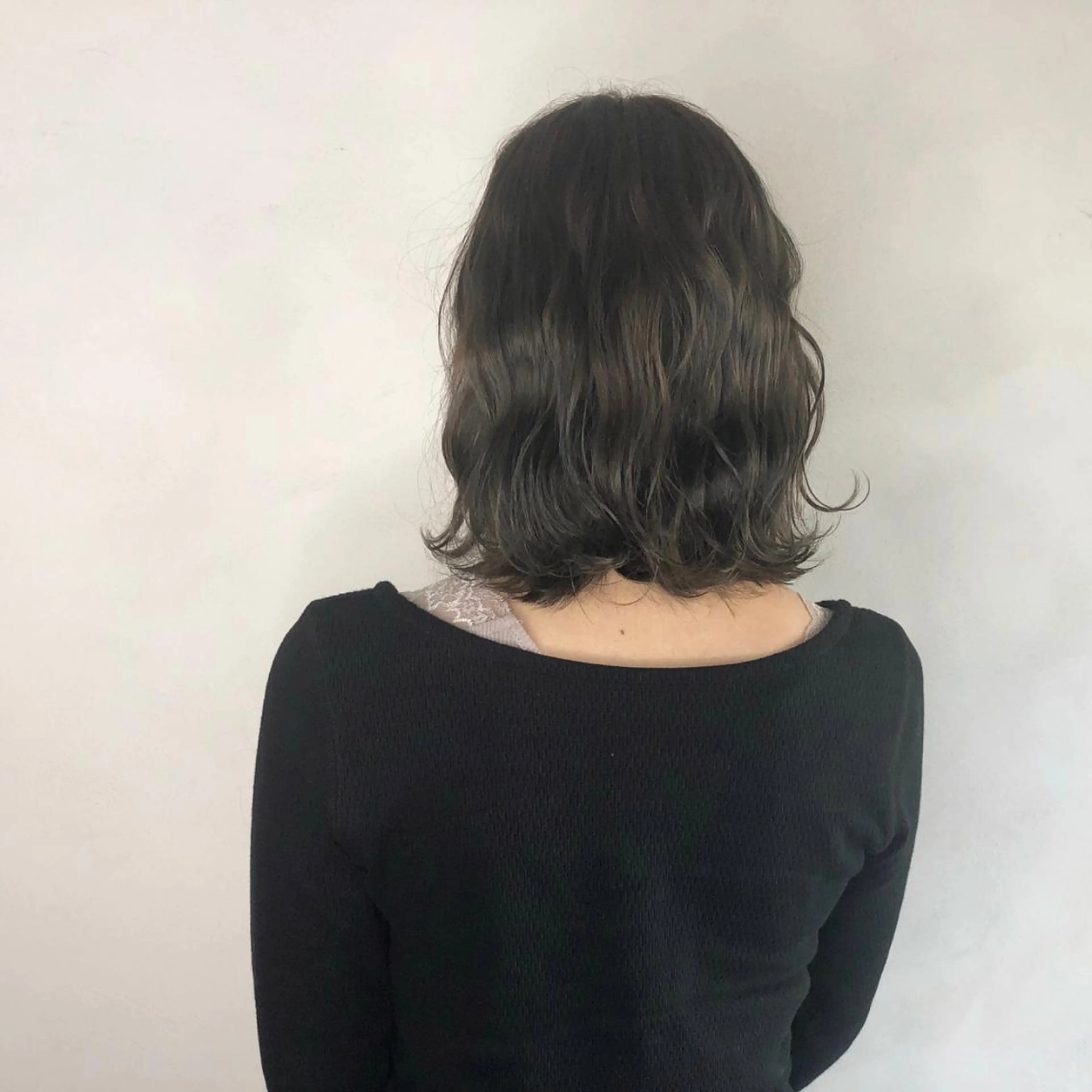 ミディアム カラー カラーモデル募集中 美容室ハピスのヘアスタイル