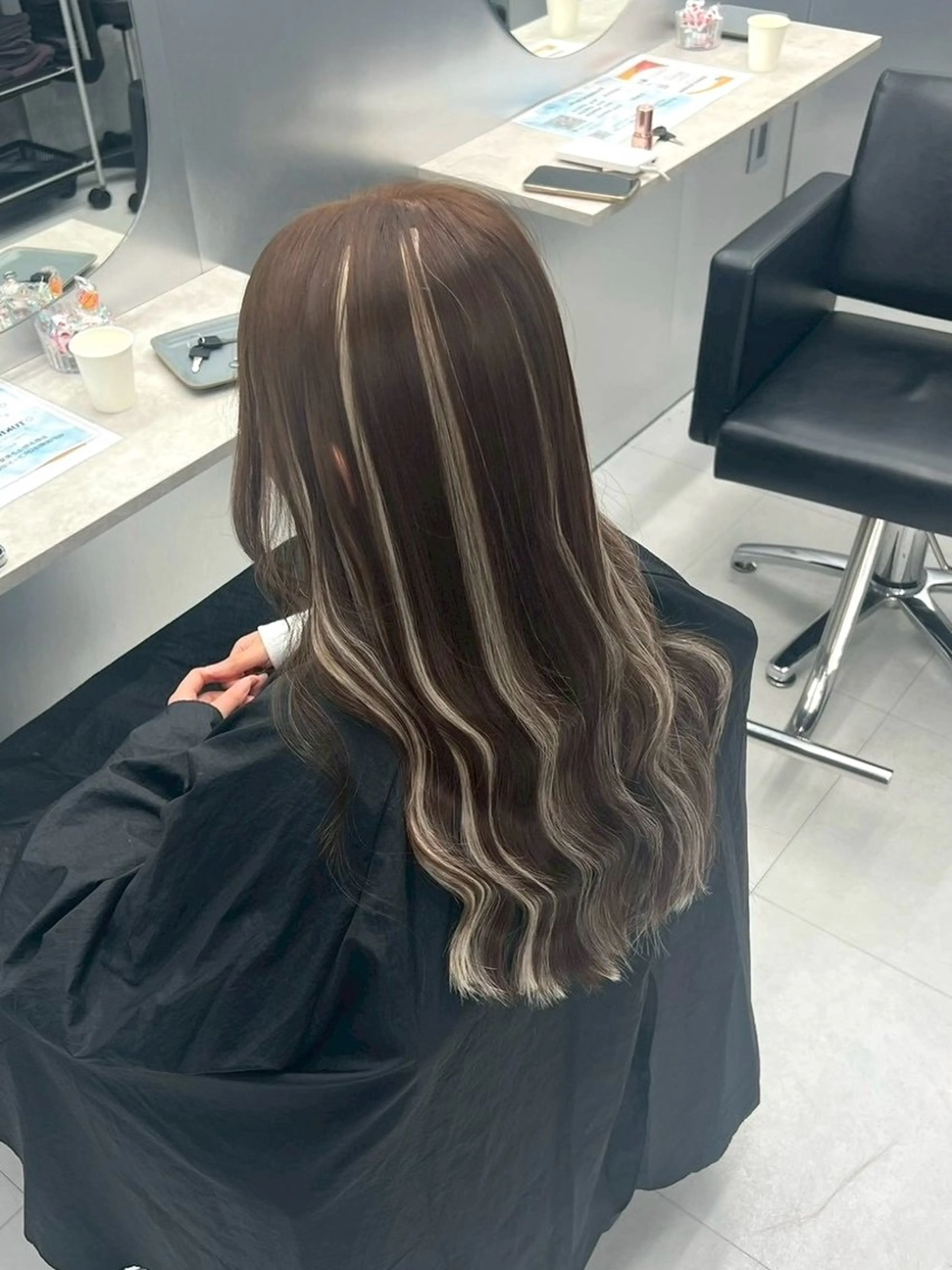ロング 🦋ハイトーン×ア レンジ💫Leenaのヘアスタイル