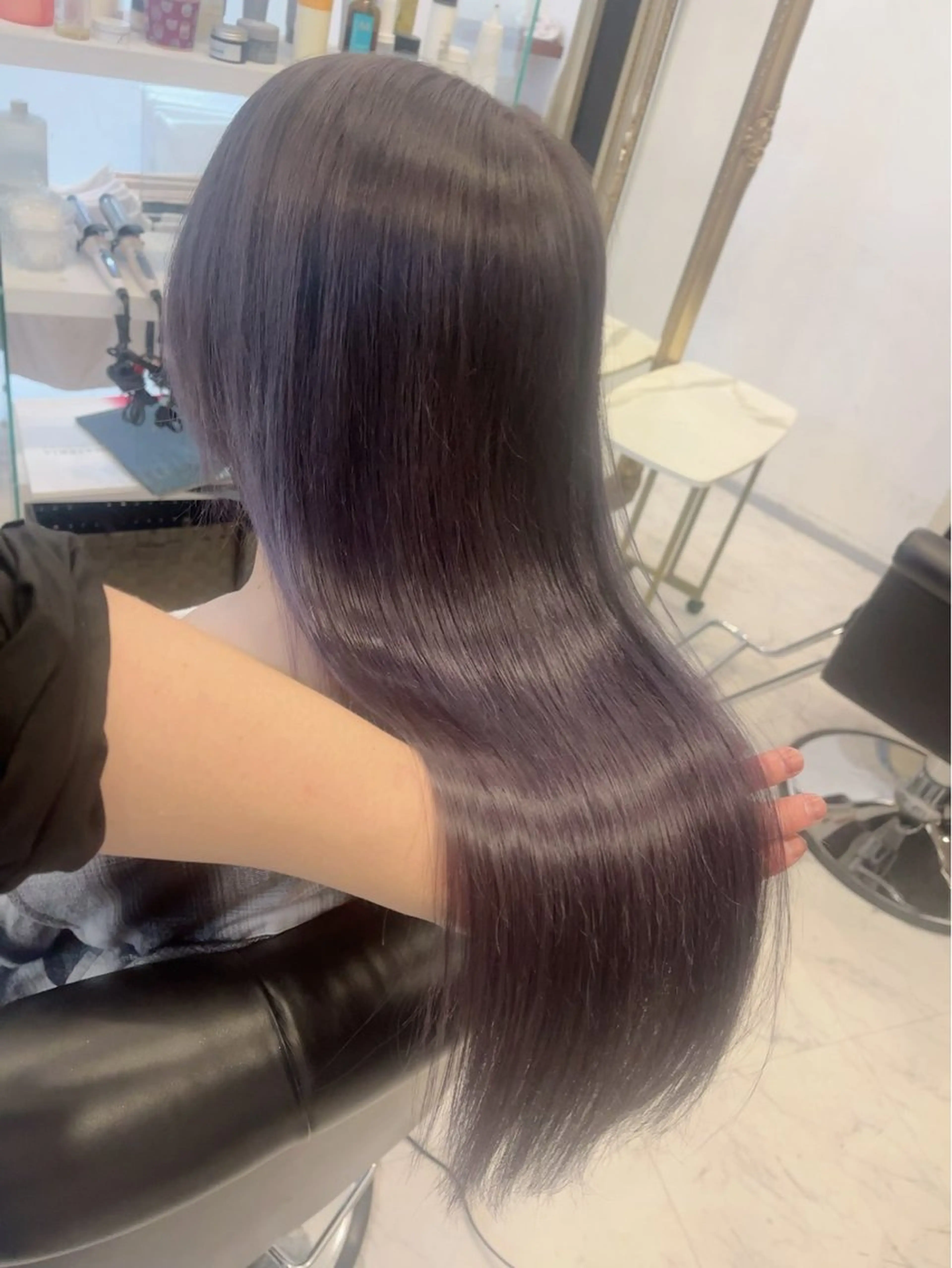 ロング カット ヘアカラー トリートメント 💎JADE GRACE💎のヘアスタイル