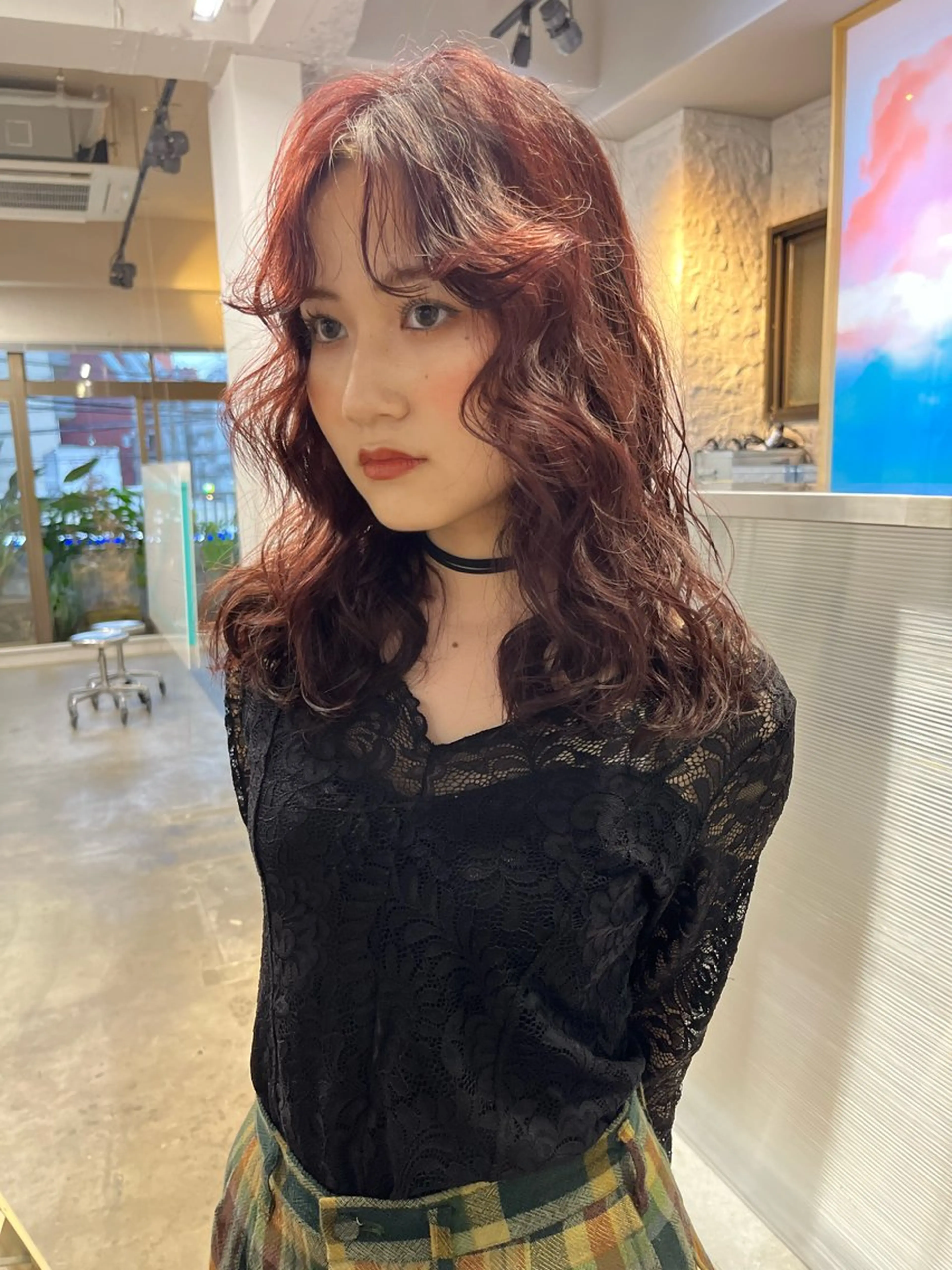 ロング ボブ ロング 似合わせカット ボブ× フェイスレイヤー🩰のヘアスタイル