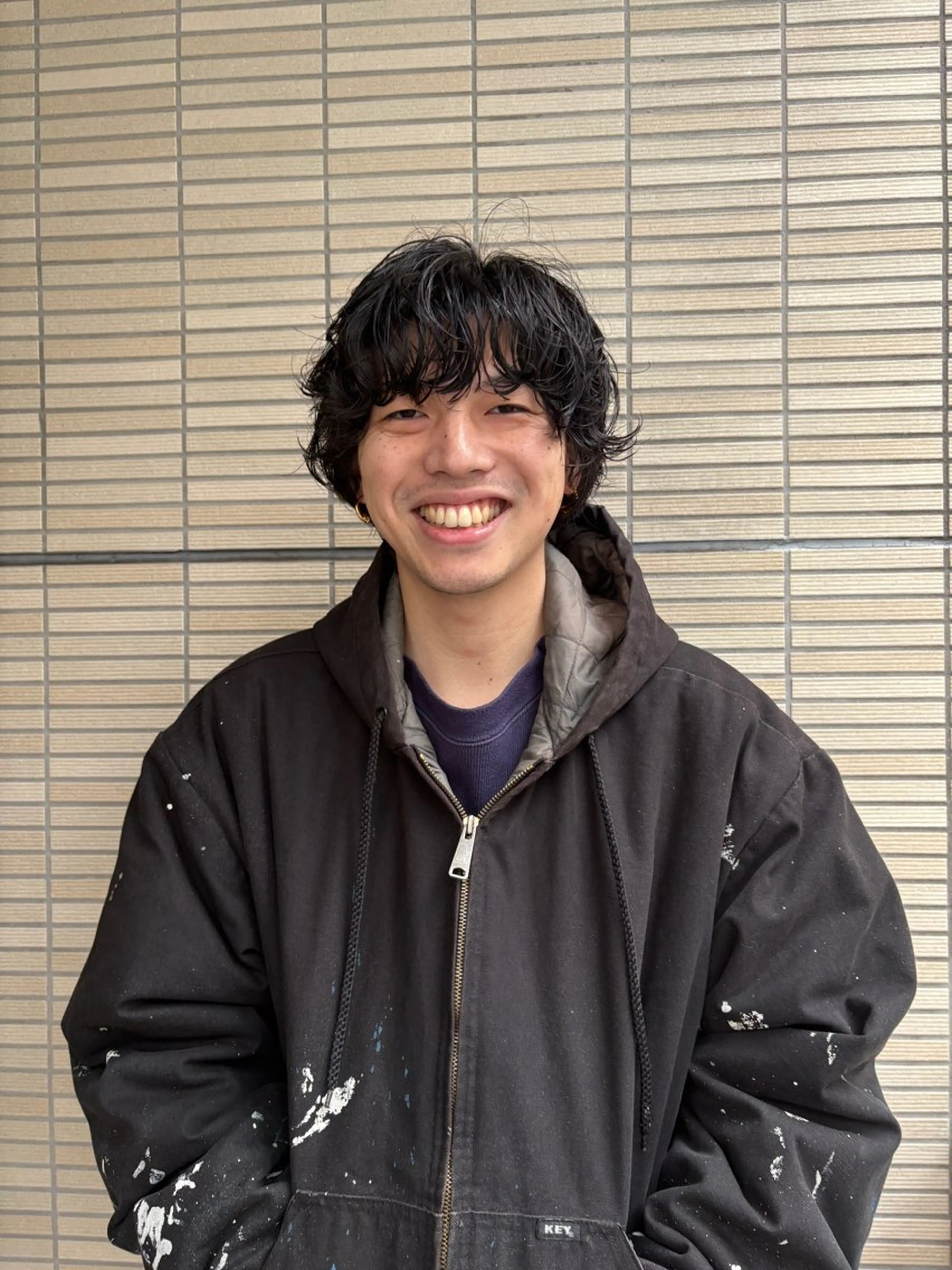 ミディアム パーマ メンズ パーマ/ラフパーマ /ボブパーマ/HYOのヘアスタイル