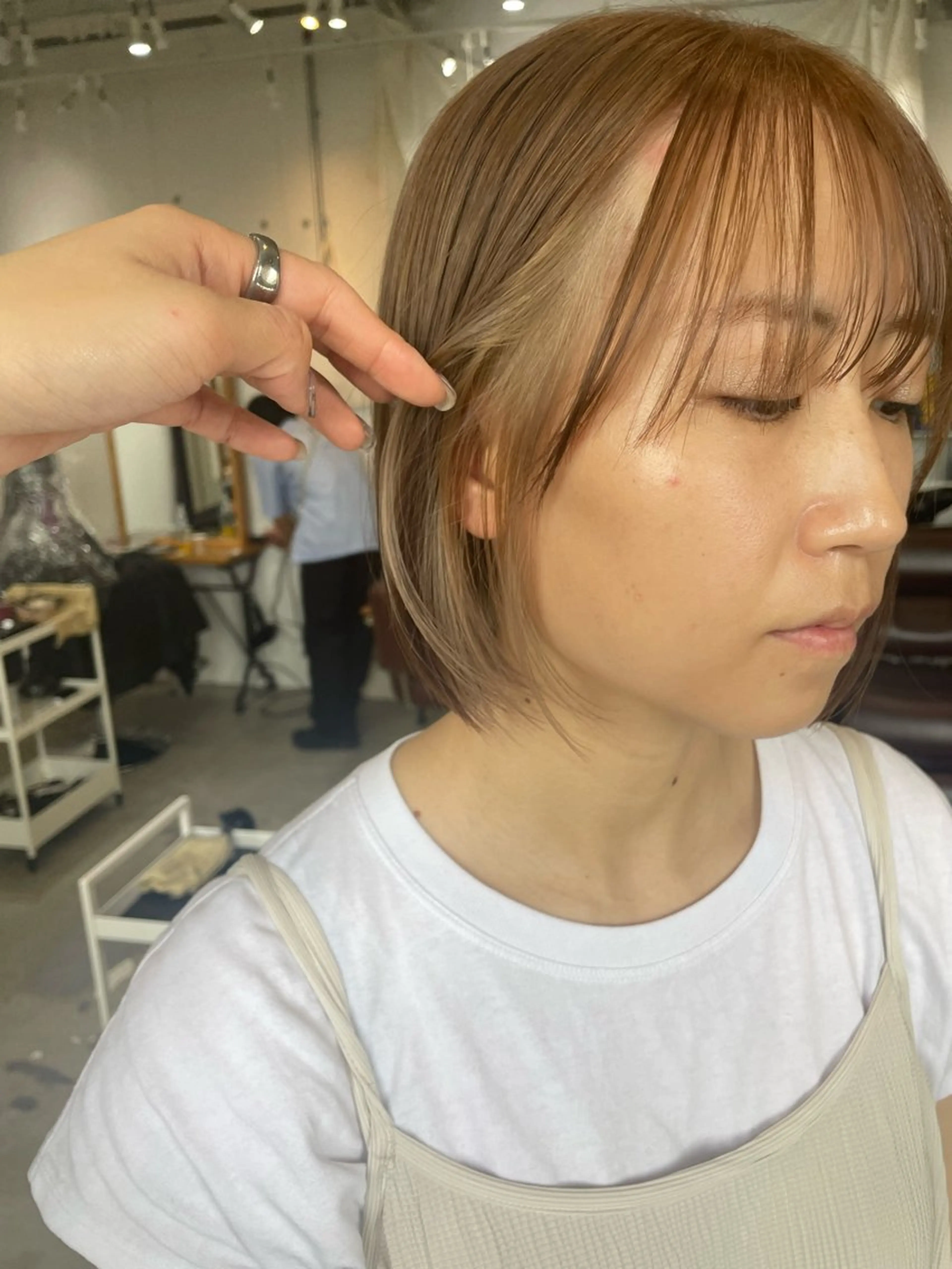 ショート 🦋顔周りカット/レ イヤー/ユリ🦋のヘアスタイル