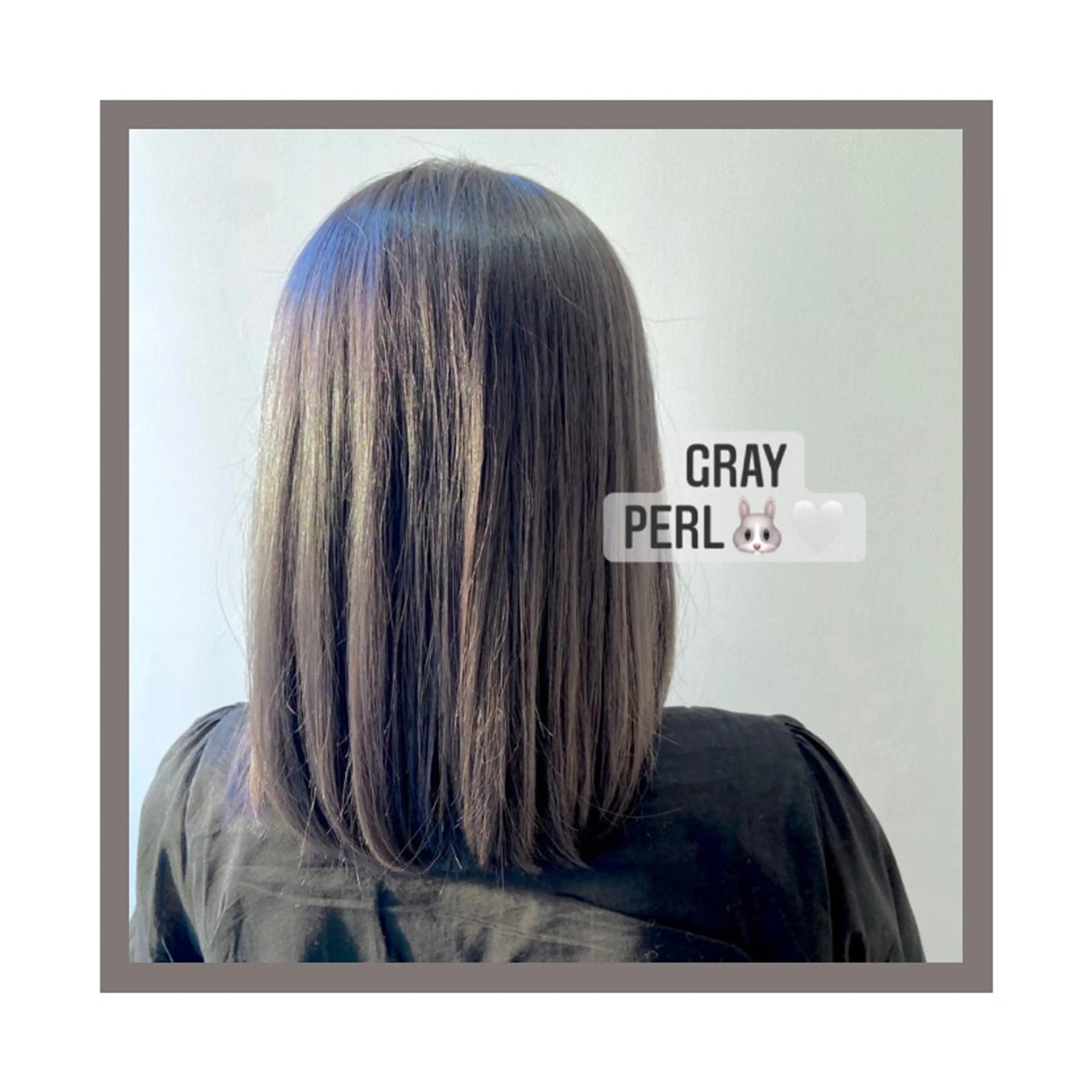 ミディアム ヘアカラー 棚橋 光海のヘアスタイル