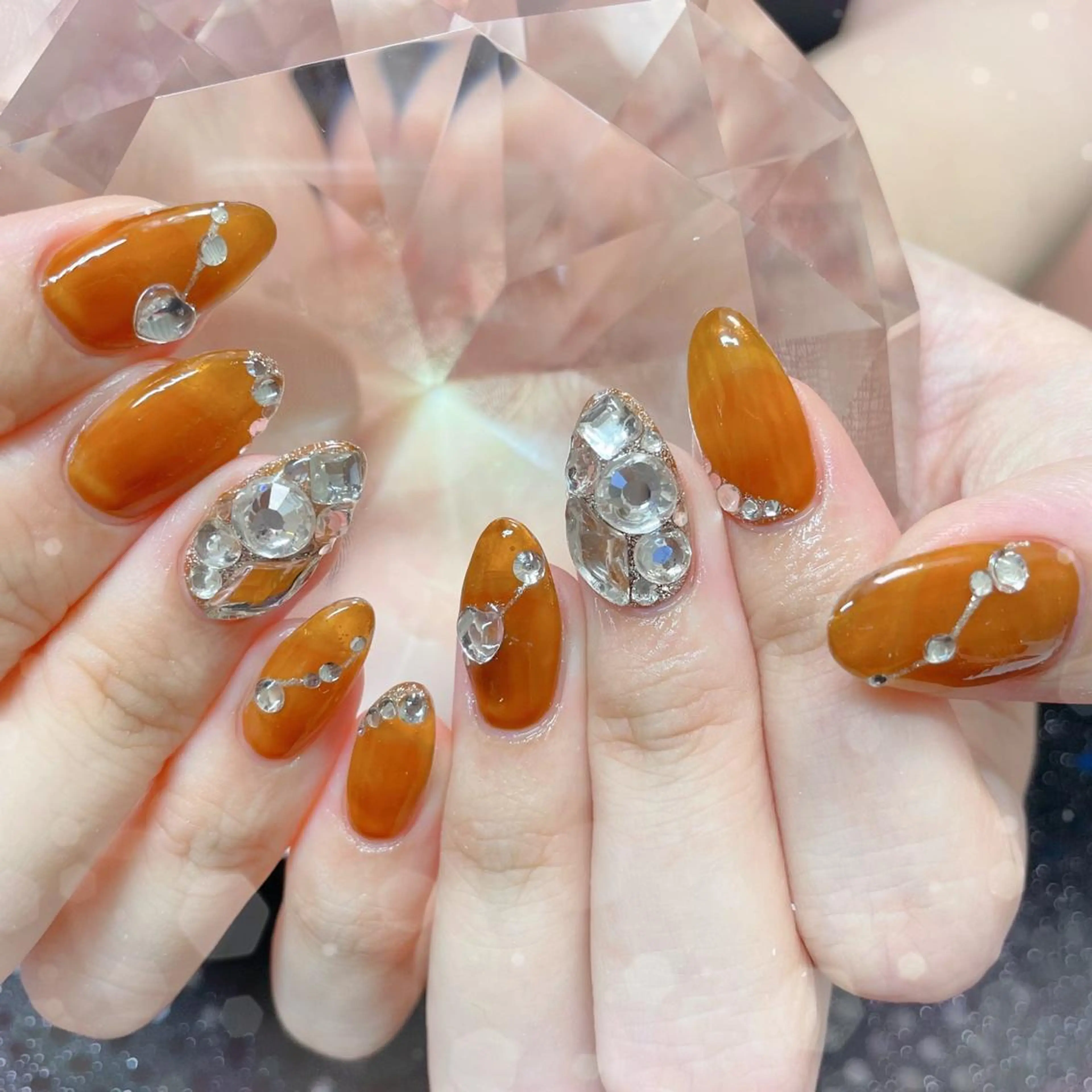 ネイル ハンドネイル ハンドケア MoON...❤︎ MeGuのネイルデザイン