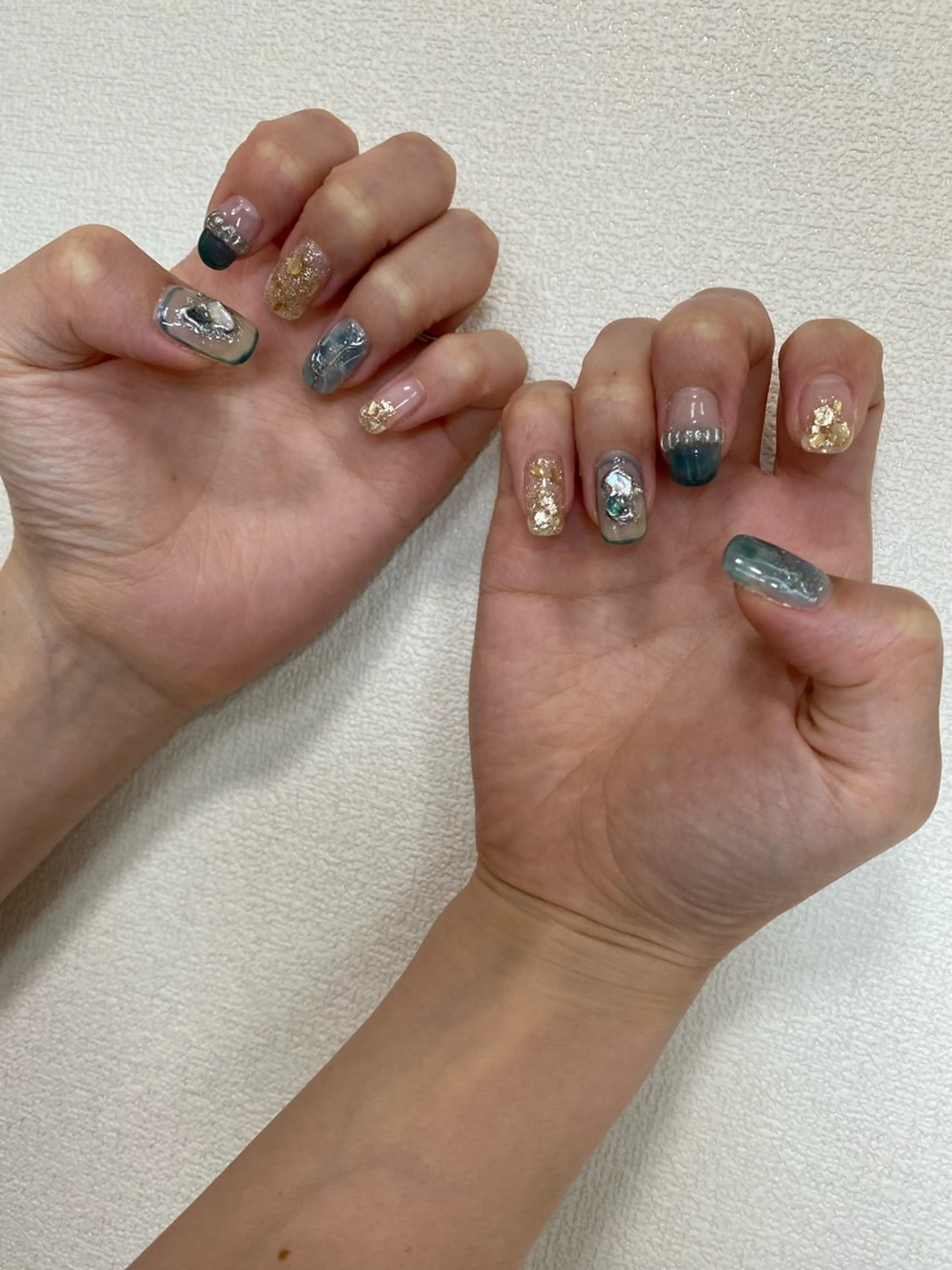 ネイル ニュアンスネイル ハンドネイル 自宅サロン FeelFreeのマツエク・マツパデザイン