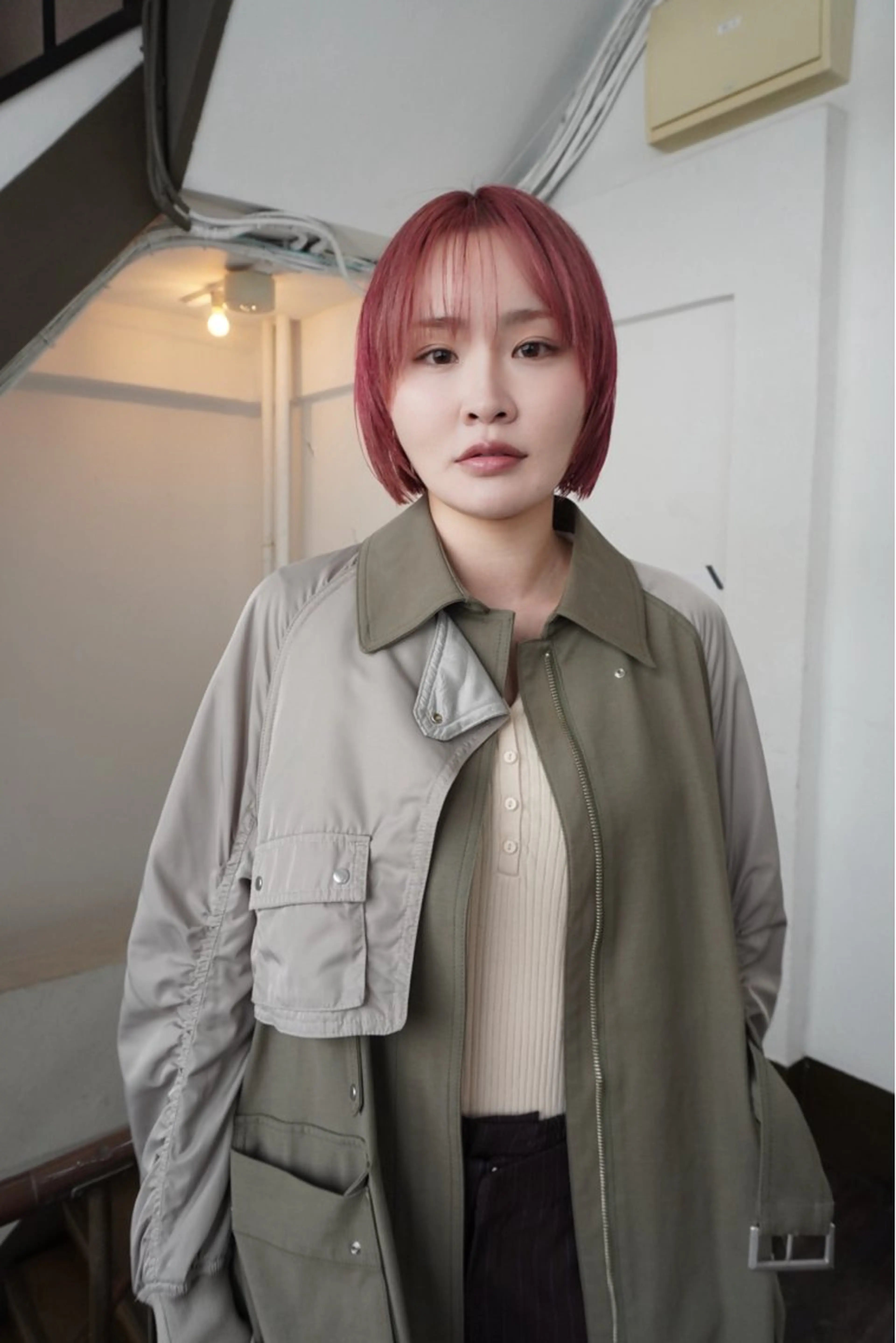 ショート ボブ レイヤーカット カット ヘアカラー レイヤー/ 本町/Takumiのヘアスタイル