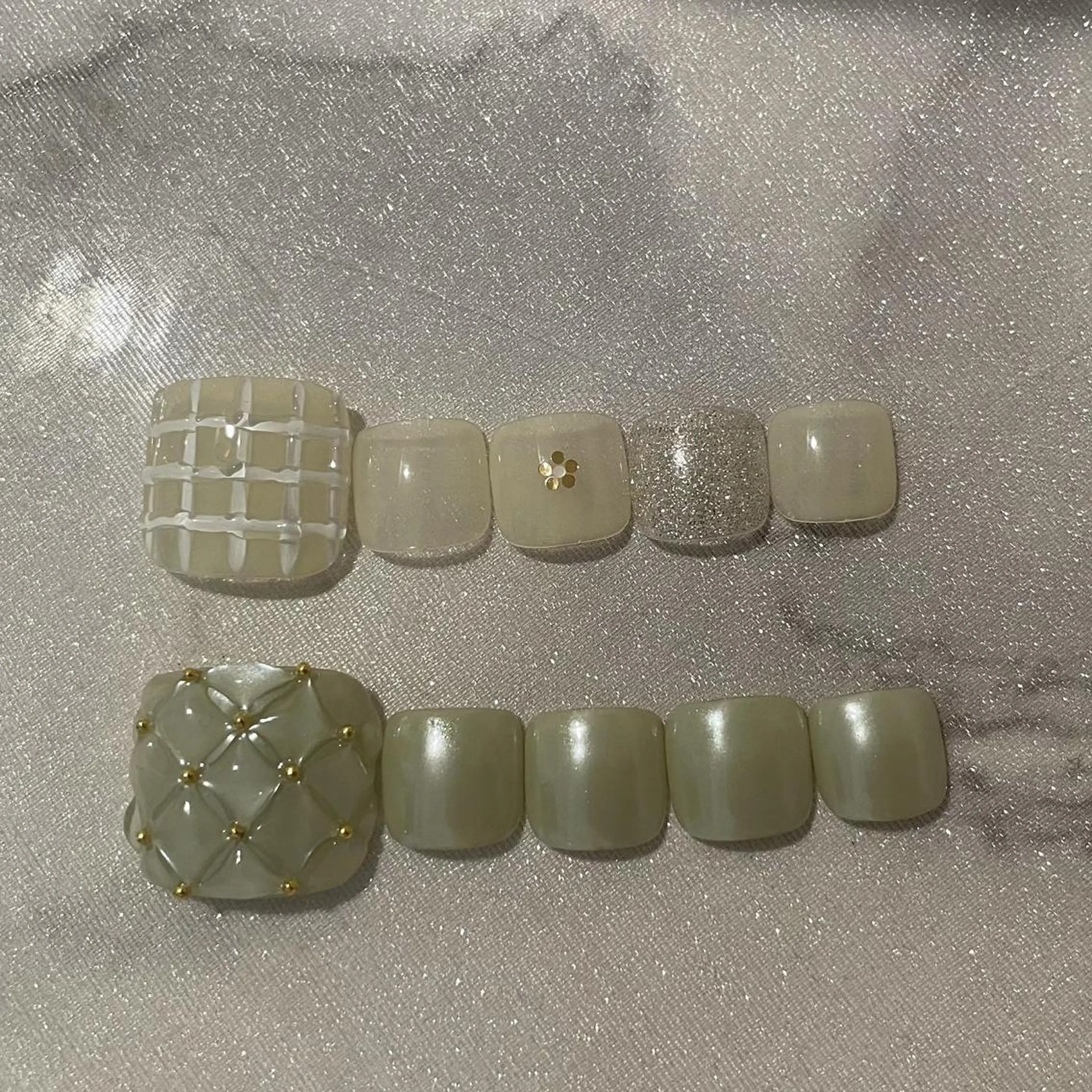 ネイル フラワーネイル フットネイル フレンチネイル ガーリー ぷっくりネイル フットネイル lylynail YUUKAのネイルデザイン