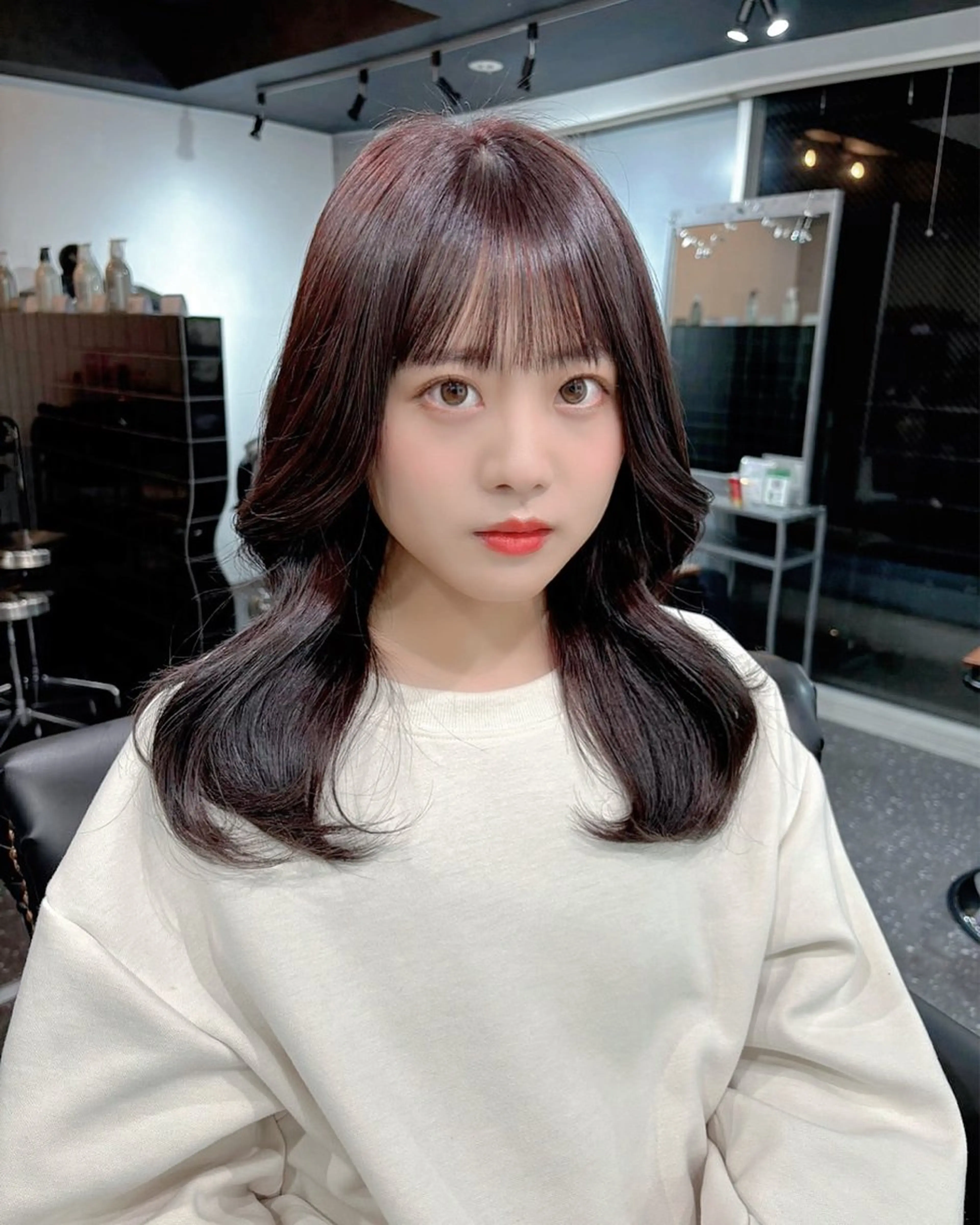 ロング カラー カット ヘアカラー トリートメント 髪質改善⭐️縮毛矯正 中野⭐️Rinaのヘアスタイル