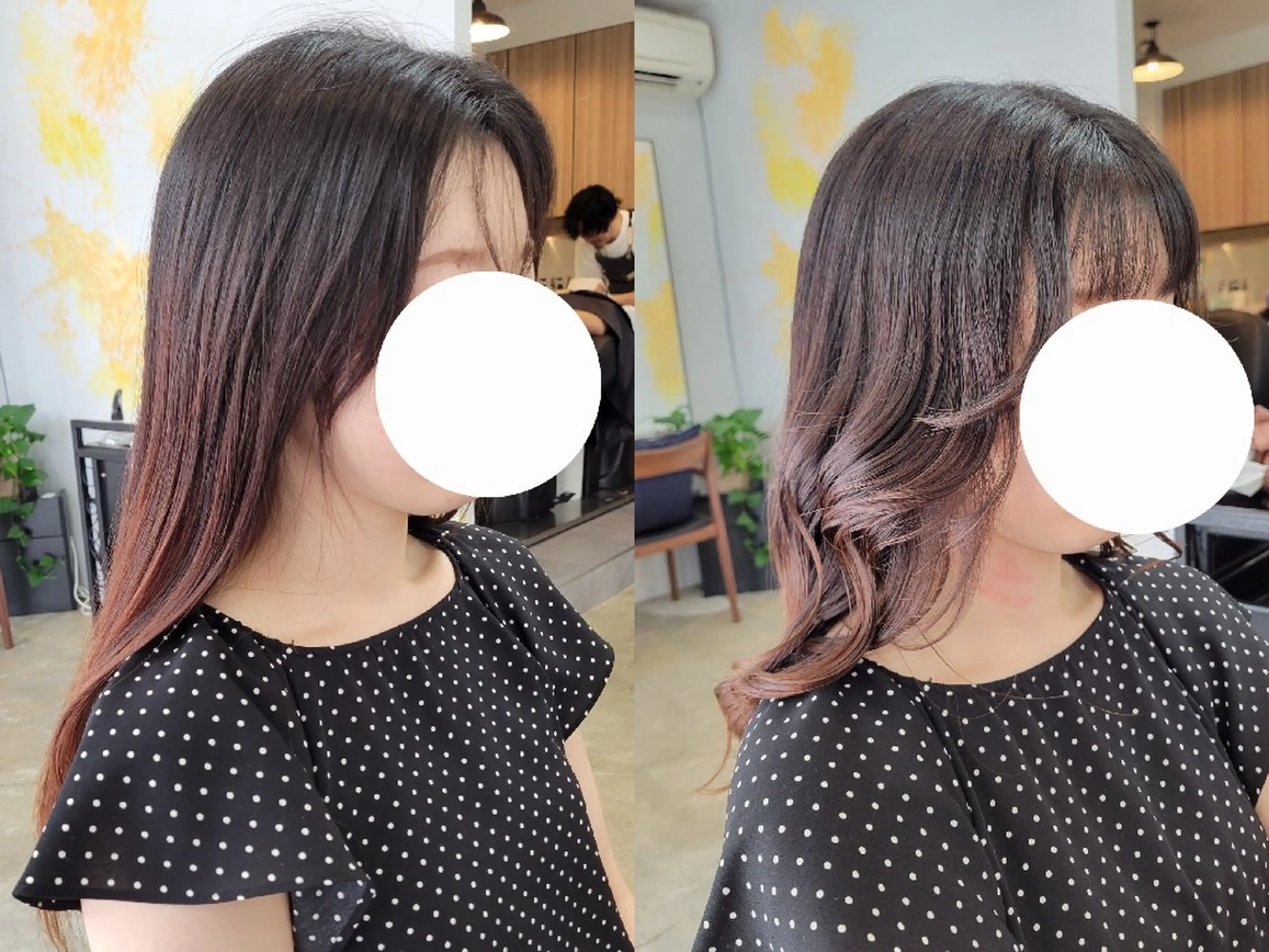ミディアム レイヤーカット カット 野村 果音(カノン)のヘアスタイル