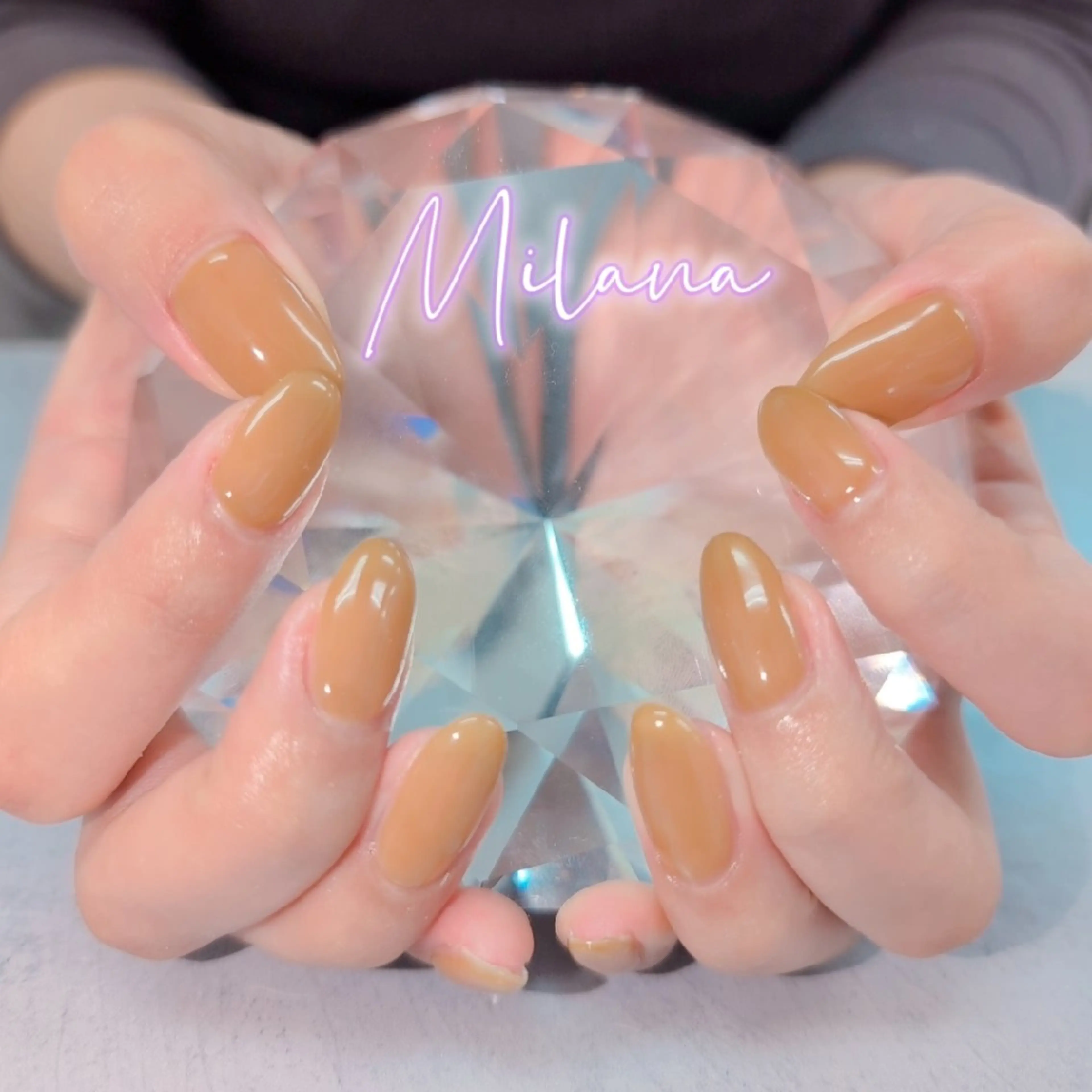 ネイル ワンカラーネイル ハンドネイル Milana 川瀬のネイルデザイン