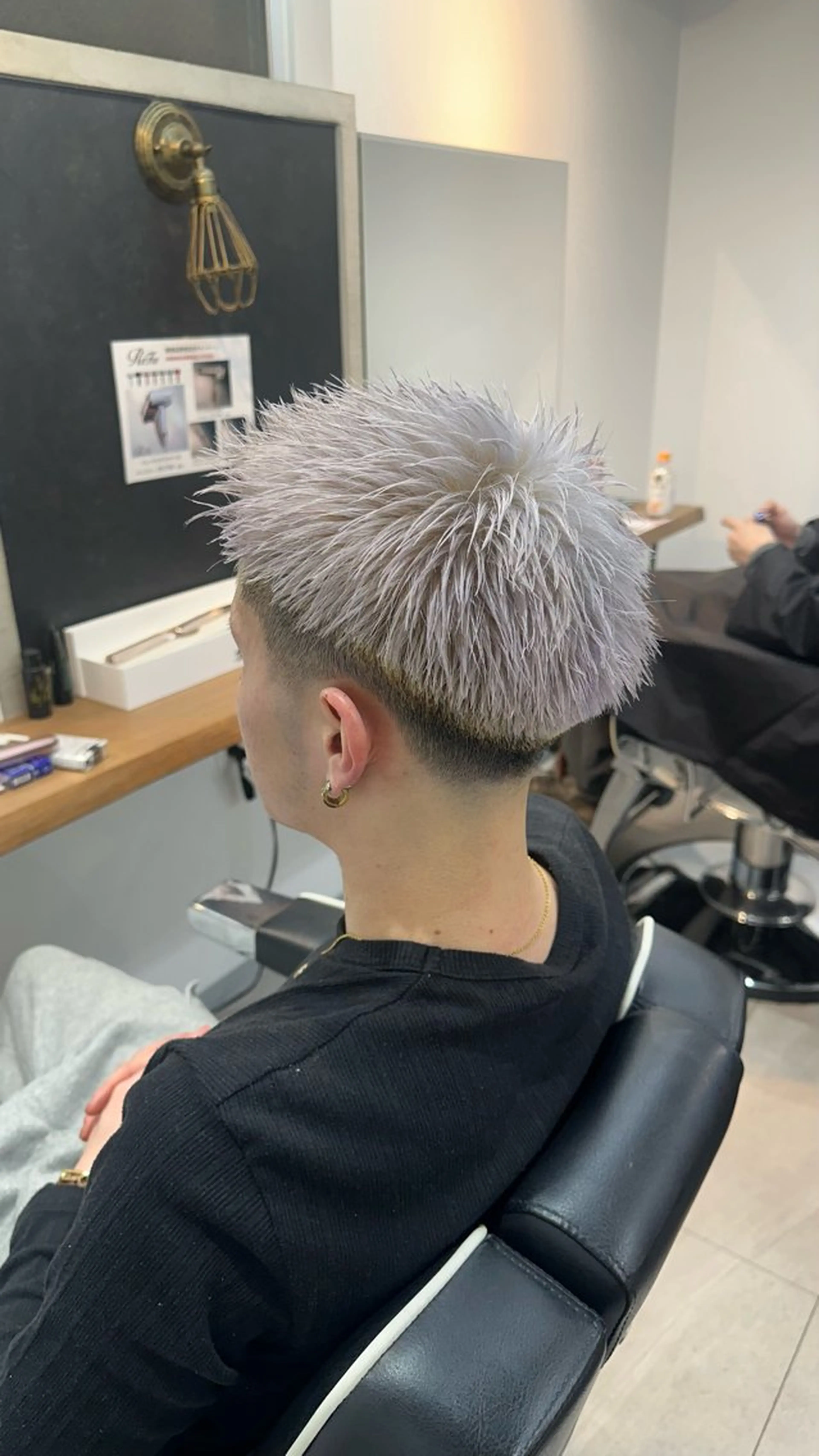 カラー メンズ 律喜/パーマ /メンズ/フェードのヘアスタイル