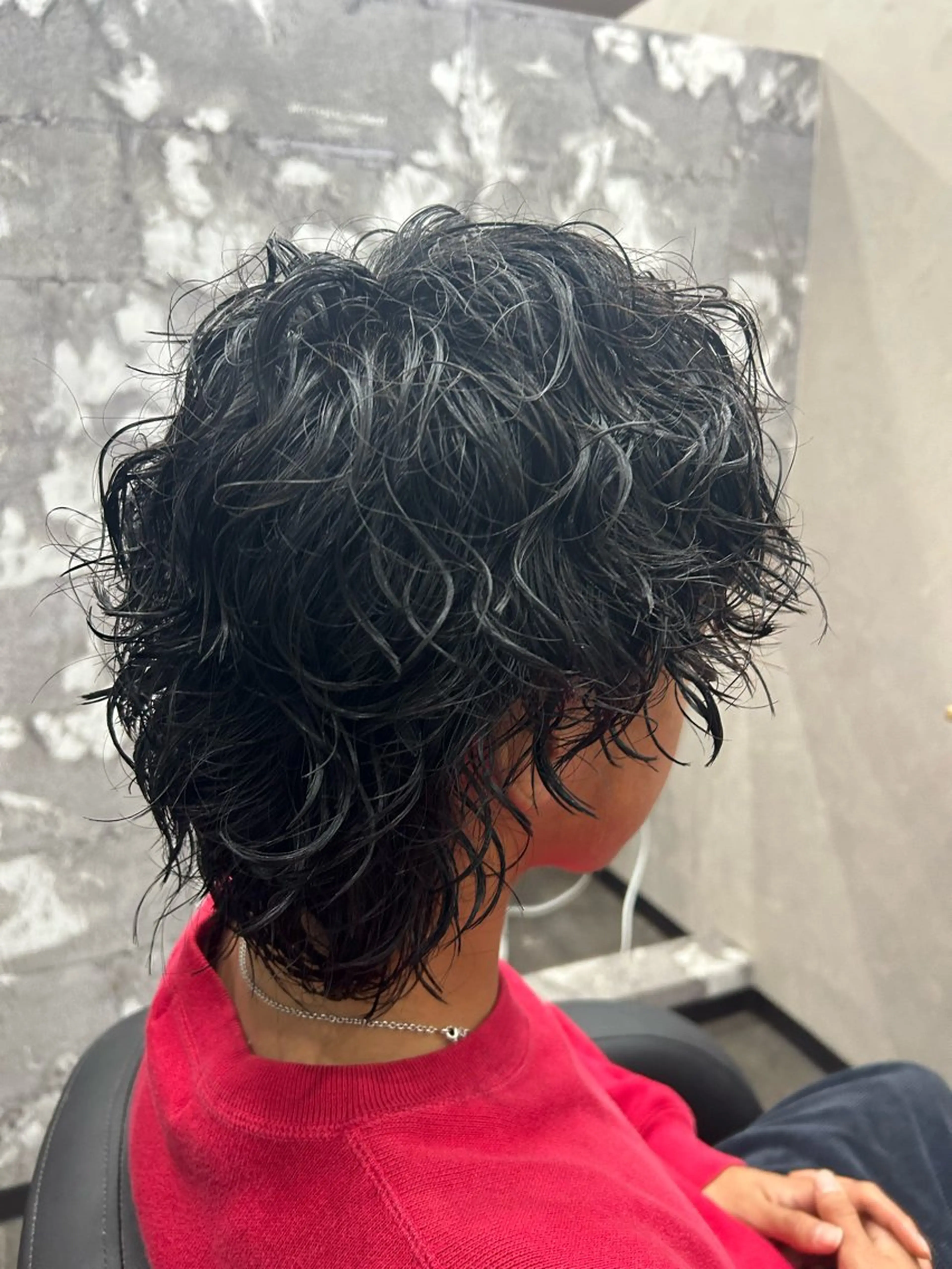 ショート パーマ メンズ カット パーマ Seaツイスト/ ユウガのヘアスタイル