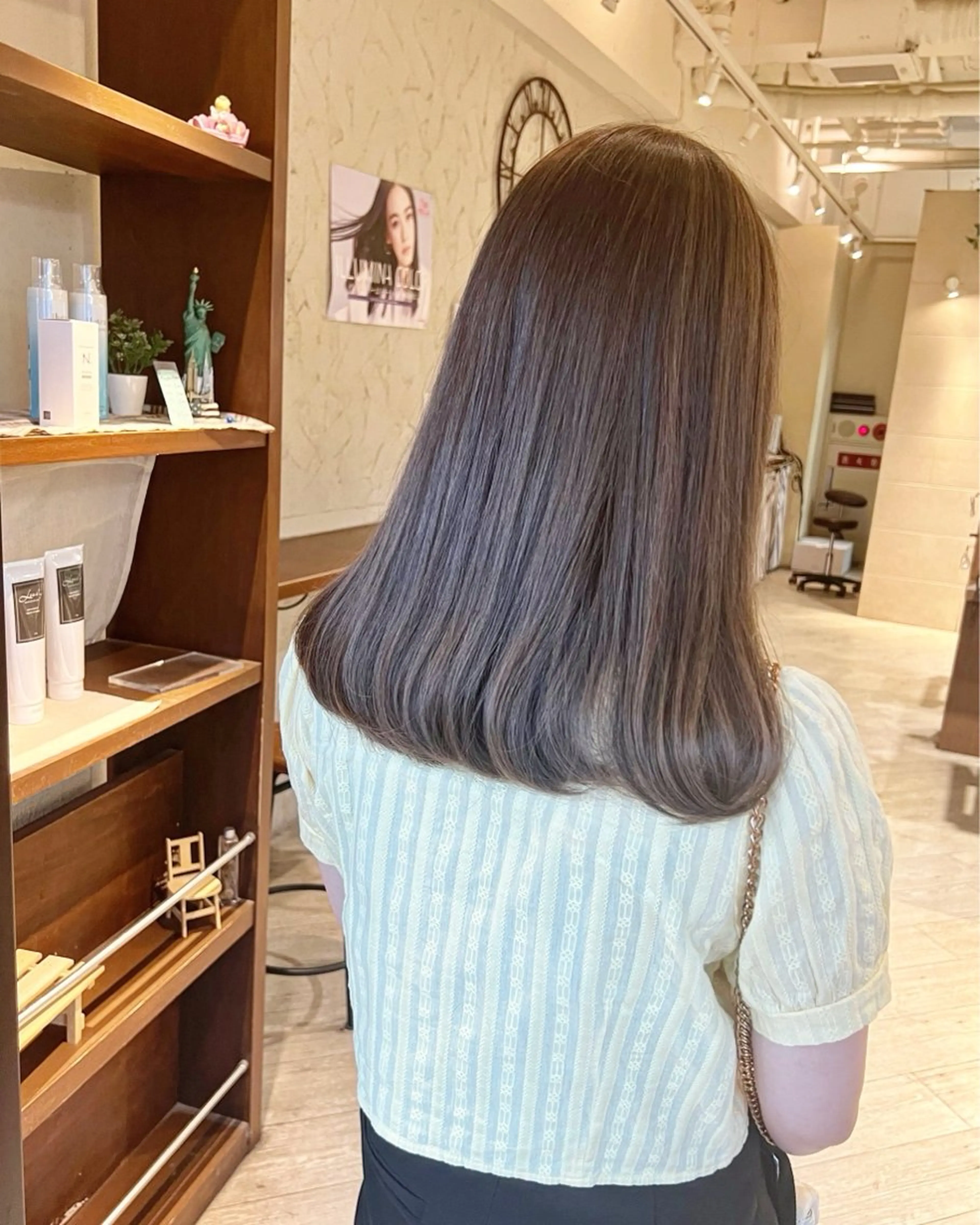 ミディアム カラー ヘアカラー トリートメント No nのヘアスタイル