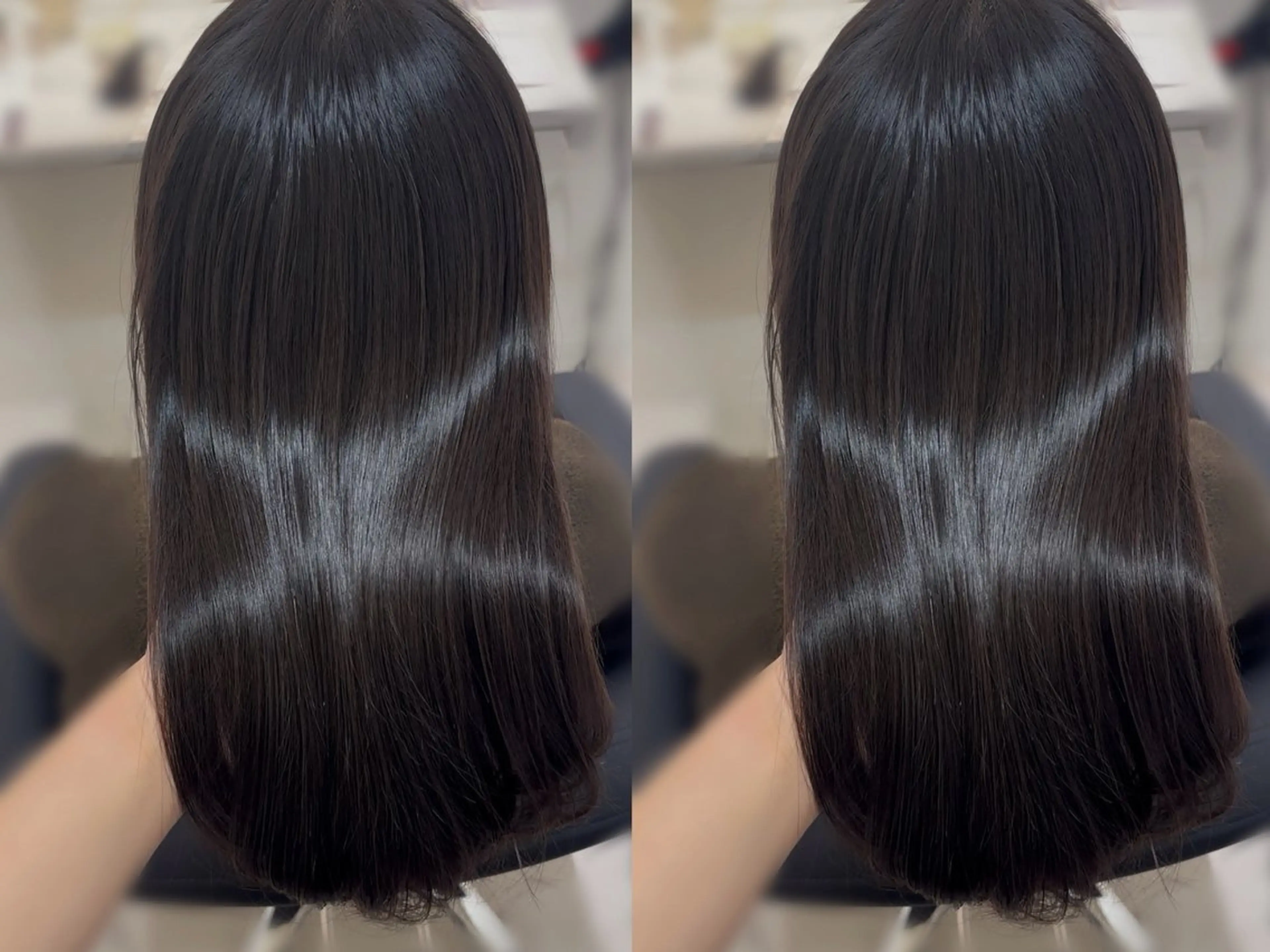 ロング 縮毛矯正 カット 縮毛矯正 トリートメント ボブ/顔周りレイヤー asuka🫧のヘアスタイル