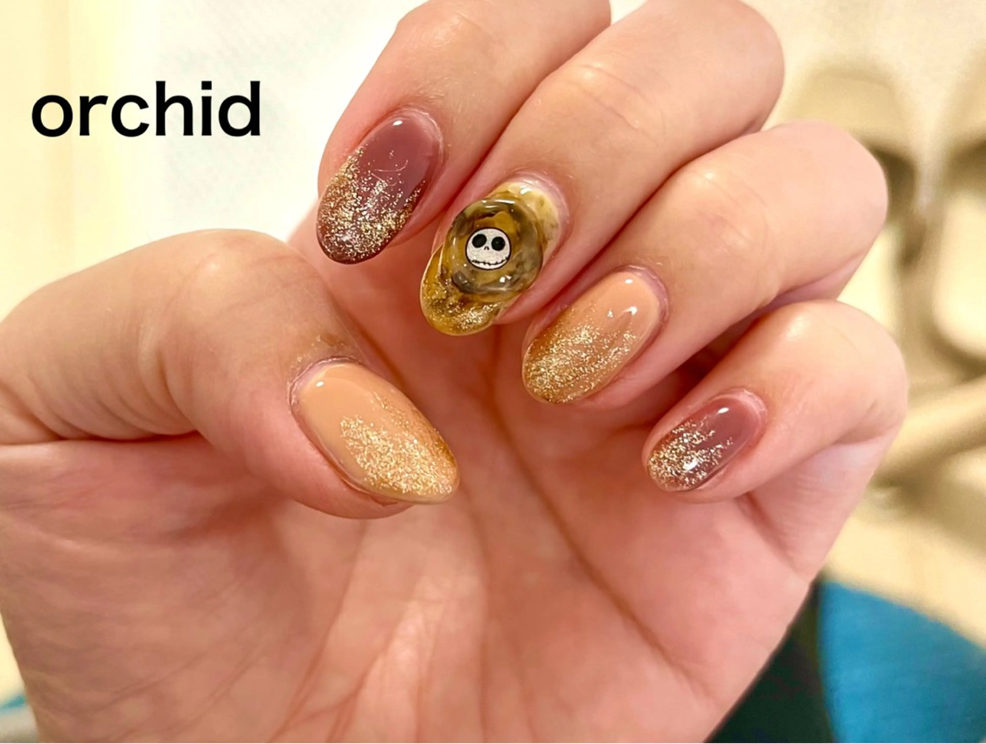 ネイル ハロウィン orchid ♡オーキッドのネイルデザイン