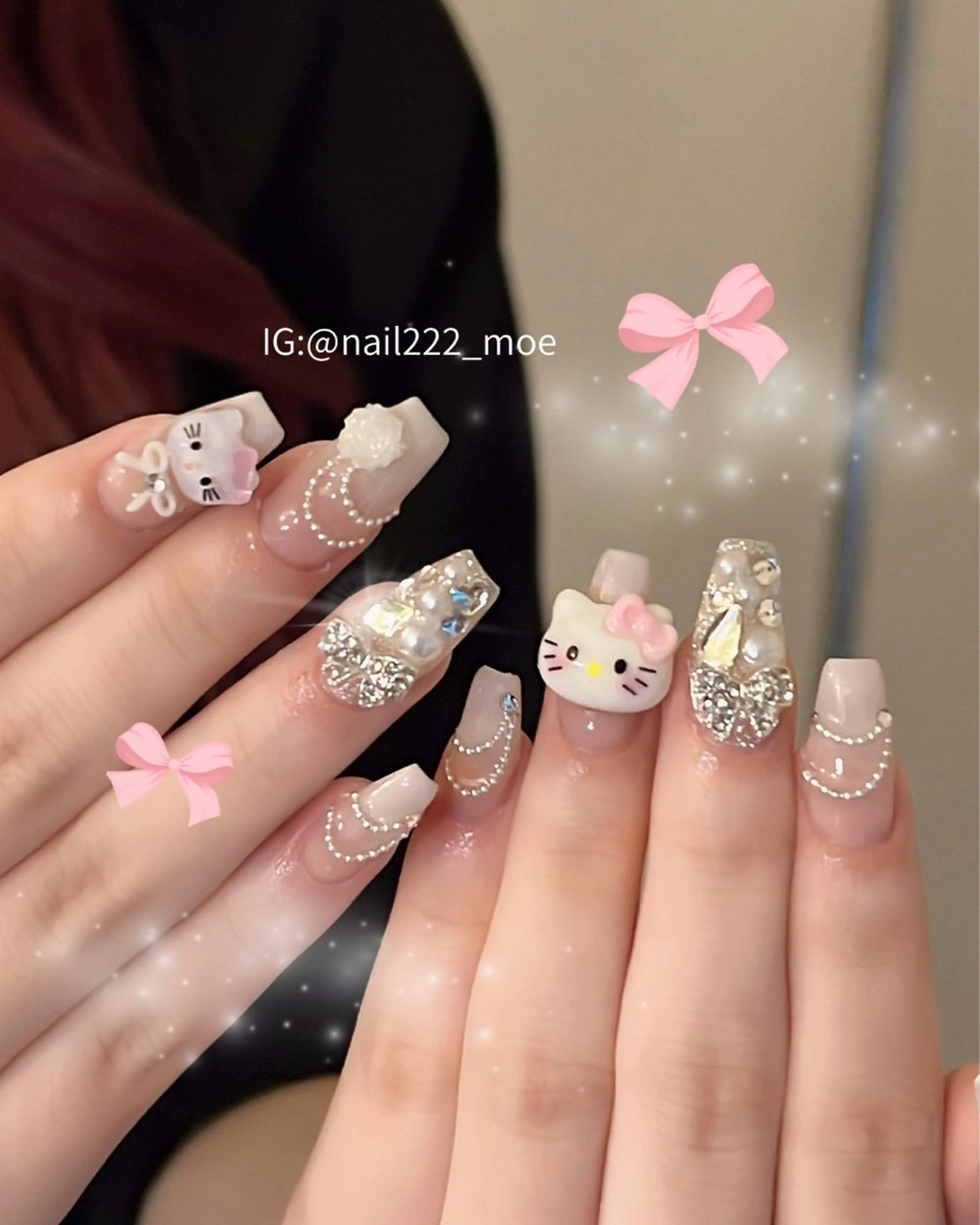 ネイル ハンドネイル ⟡.*222⋰˚☆ MöEのネイルデザイン