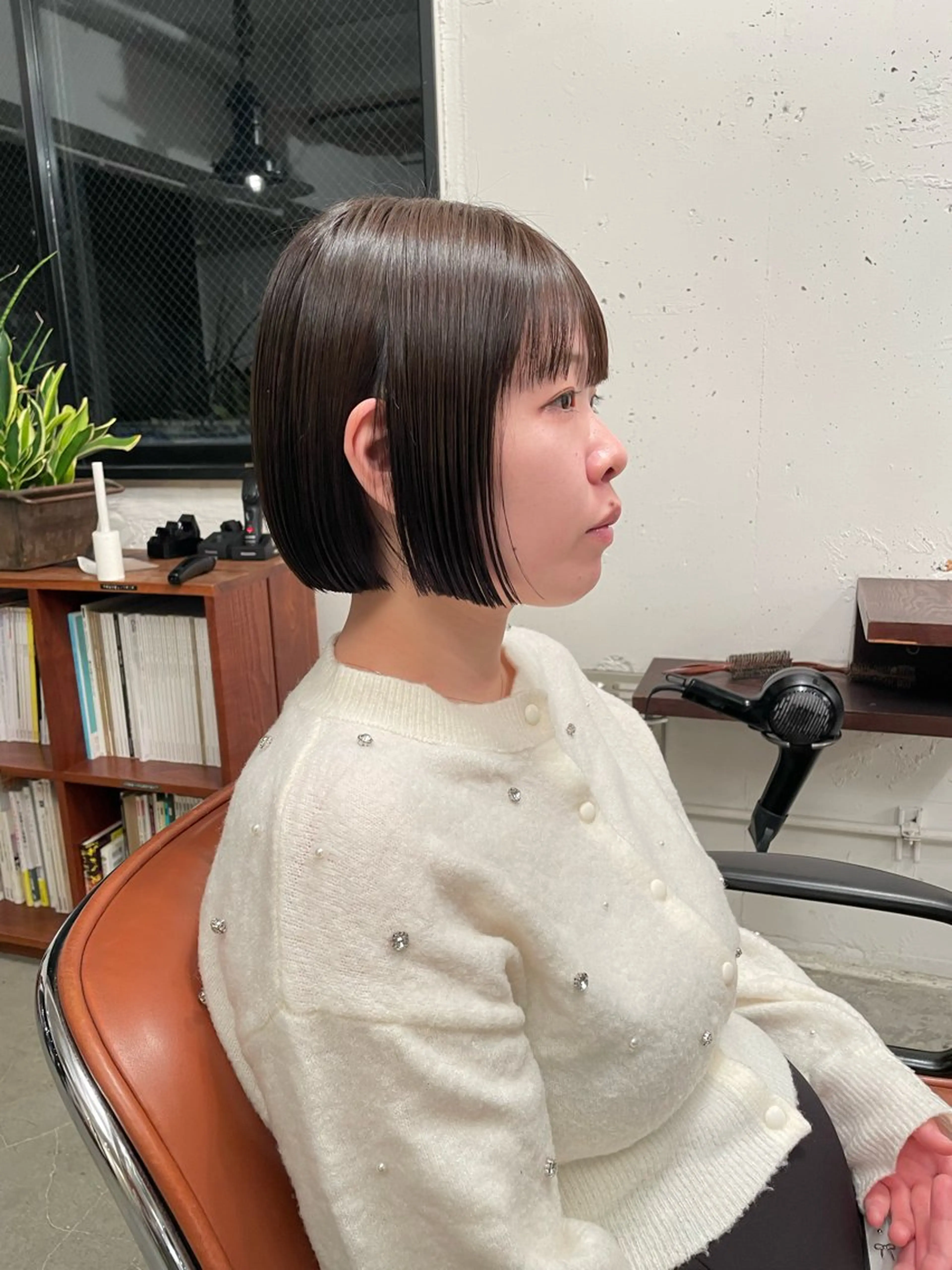 ショート 切りっぱなしボブ ボブ S.表参道/ 菜々海のヘアスタイル